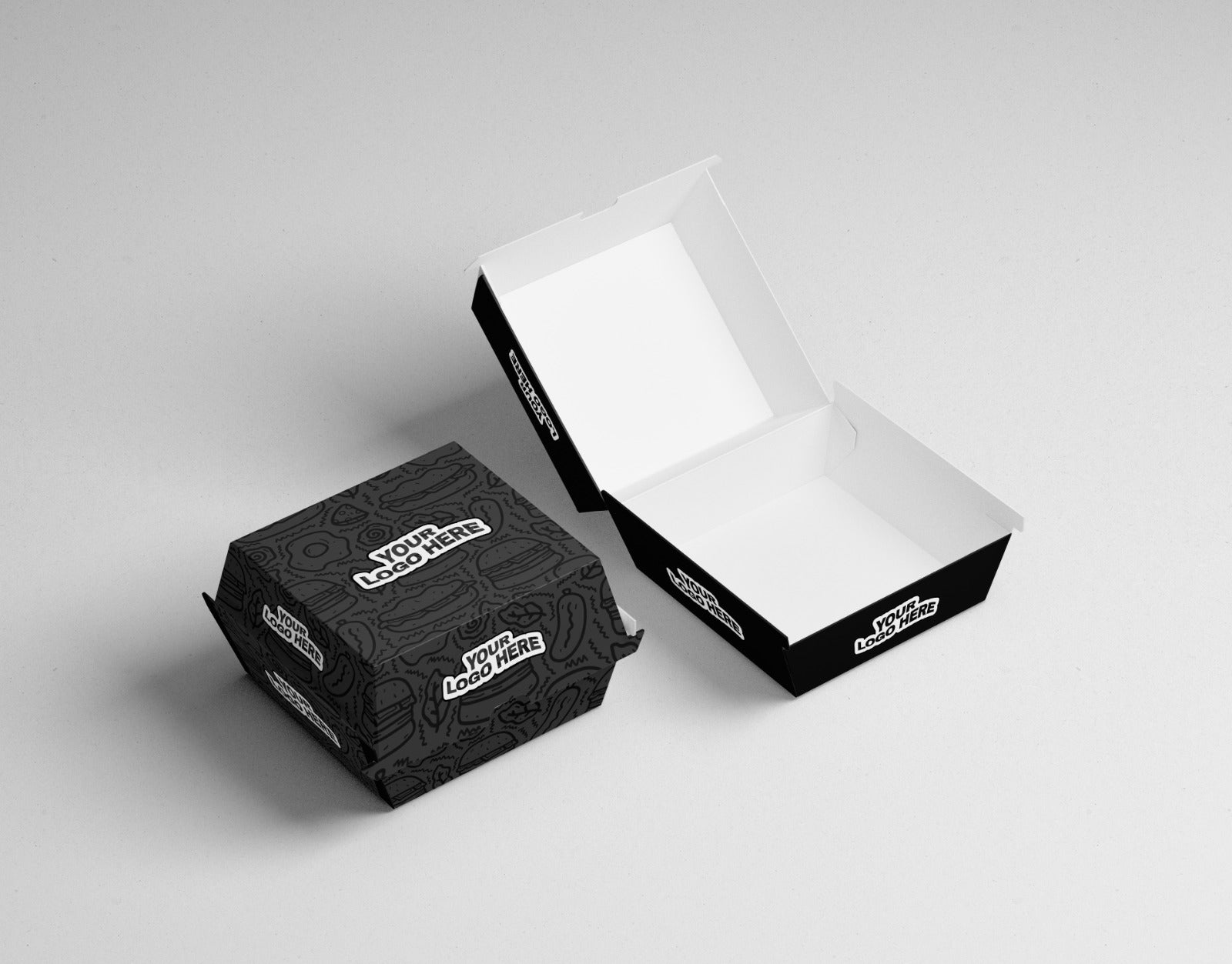 Cardboard Burger Boxes