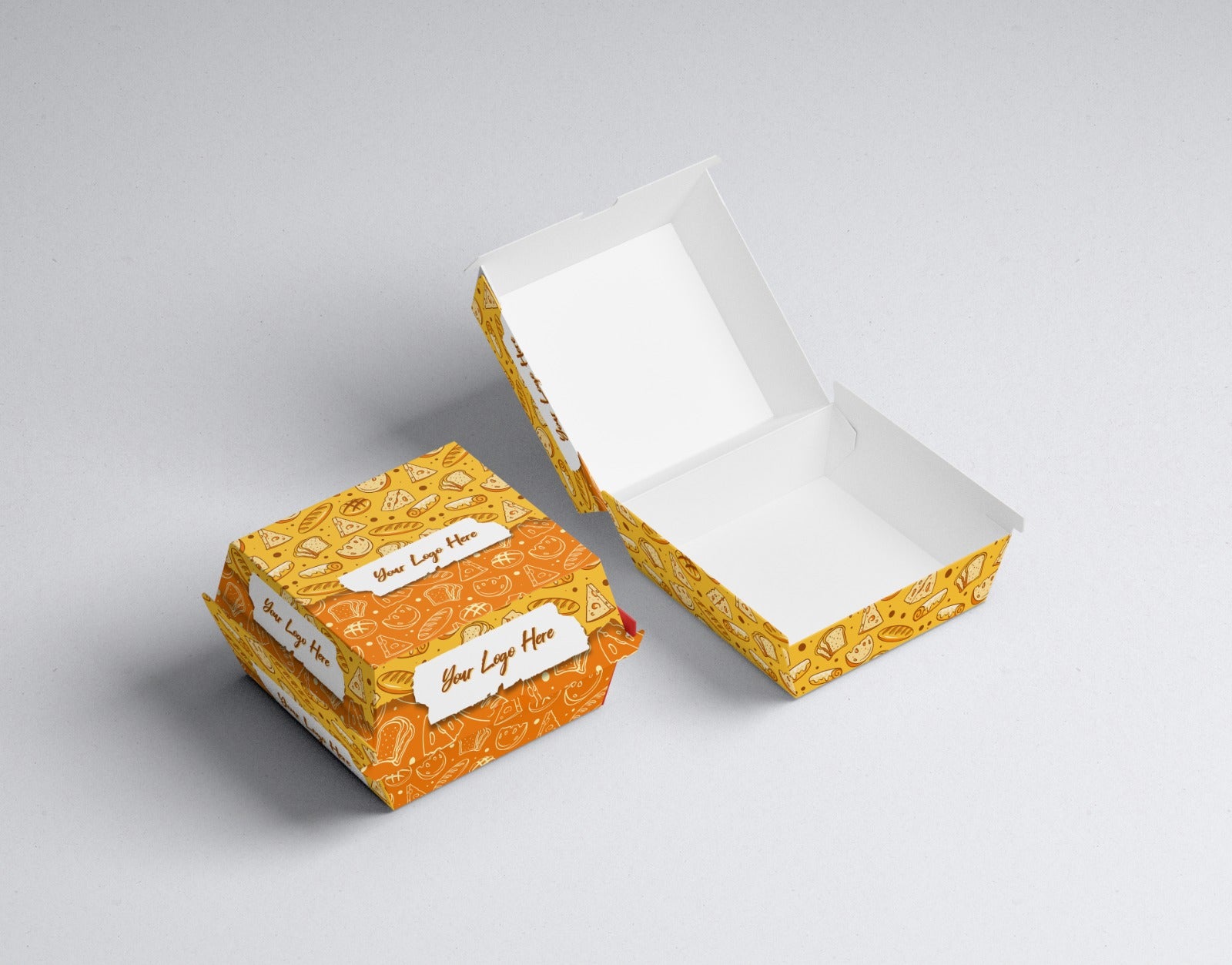 Cardboard Burger Boxes
