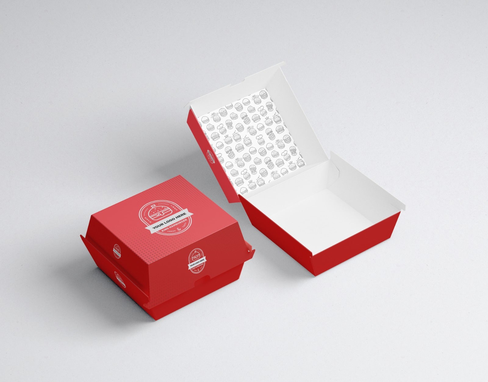 Cardboard Burger Boxes
