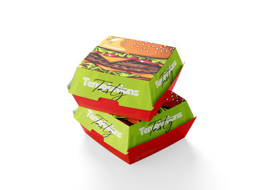 Cardboard Burger Boxes