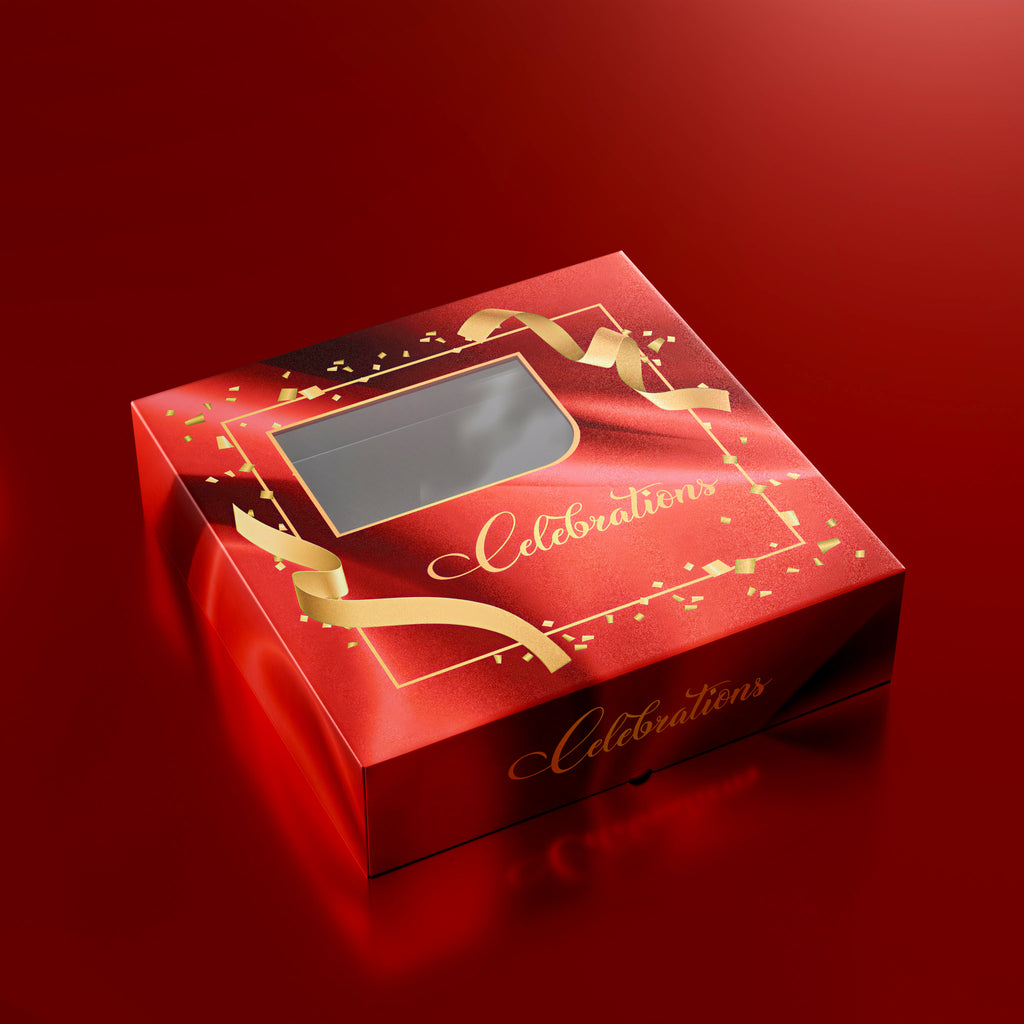 Sweet Box - JALEBI Red Celebration Boxes