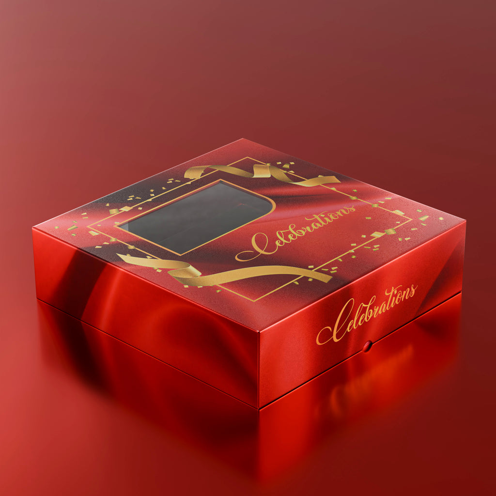 Sweet Box - JALEBI Red Celebration Boxes
