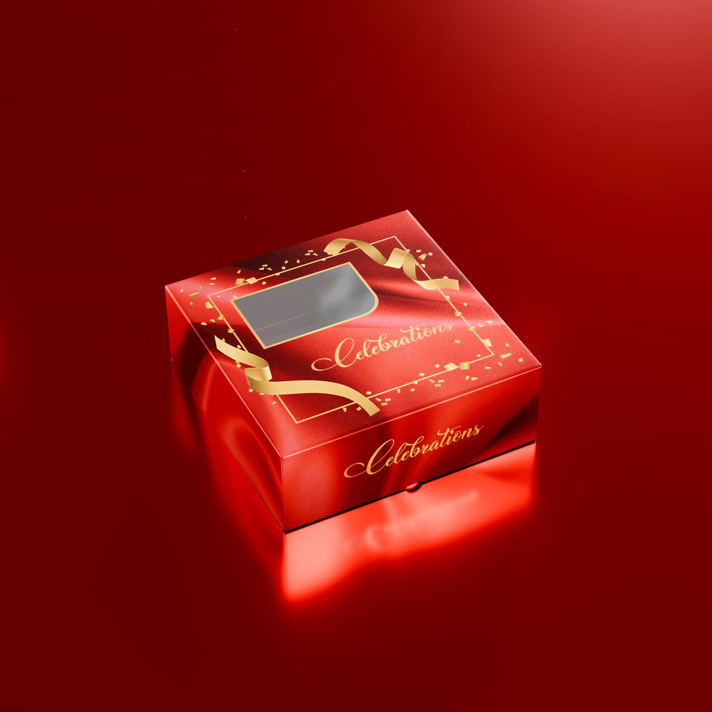 Sweet Box - JALEBI Red Celebration Boxes
