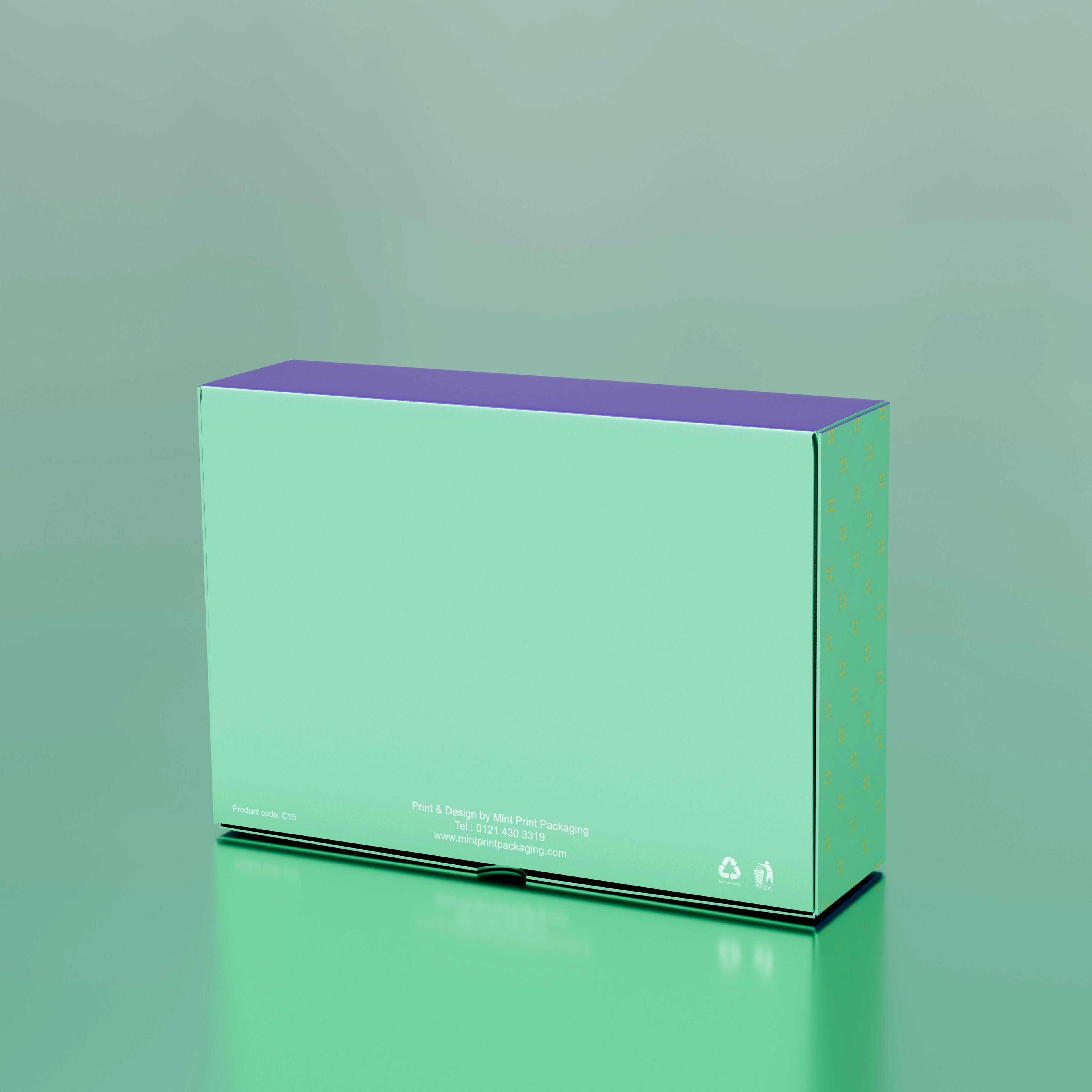 Printed Sweet Box - Green