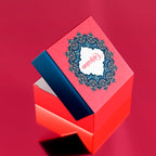 Printed Sweet Box - Deep Red