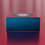 Printed Sweet Box - Deep Red