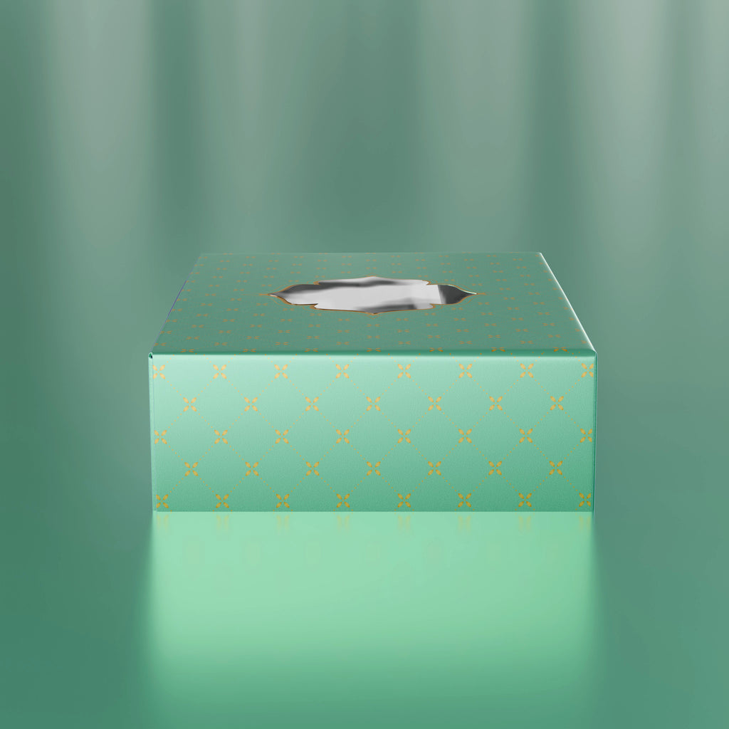 Printed Sweet Box - Green