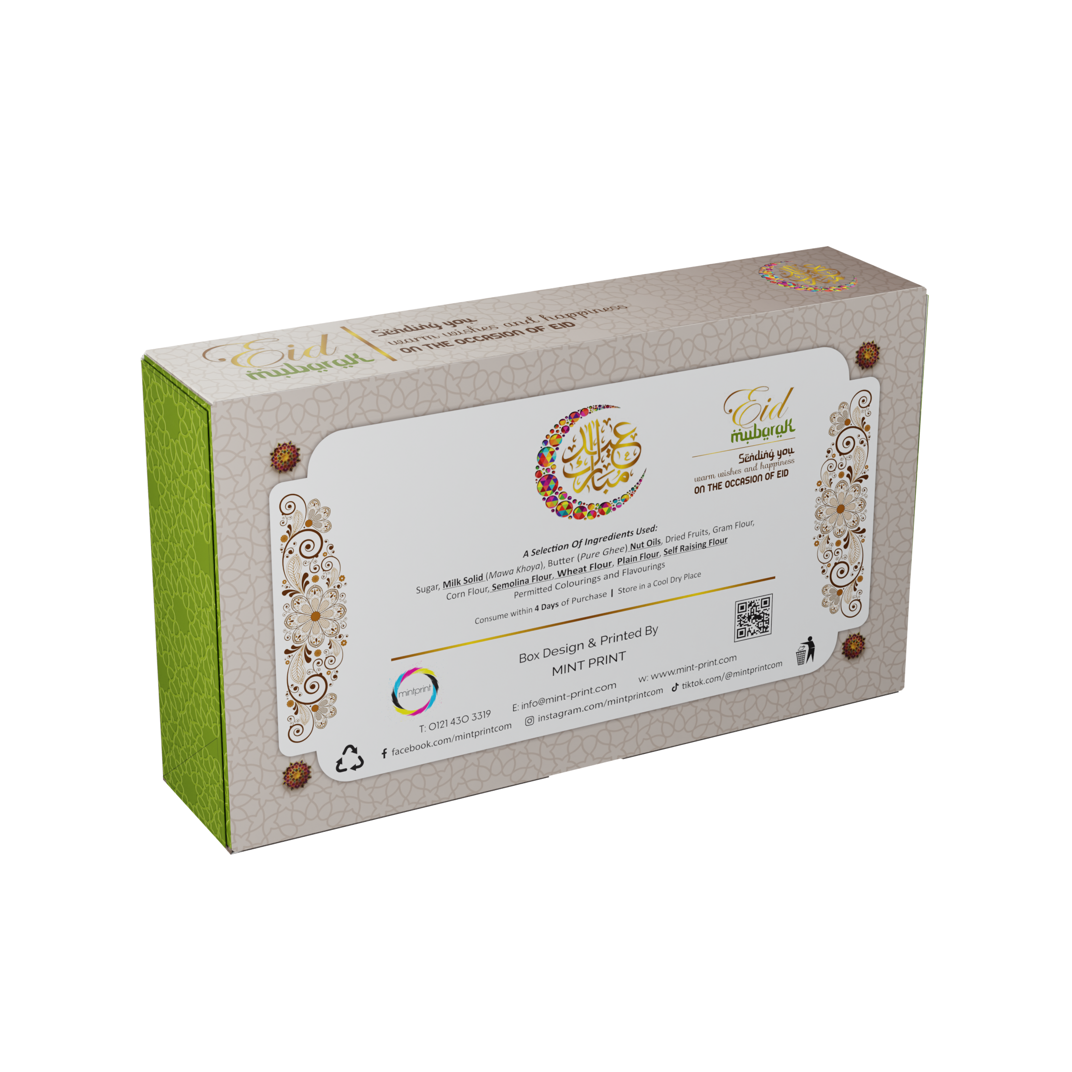 Printed Sweet Box - Eid Sweet Boxes