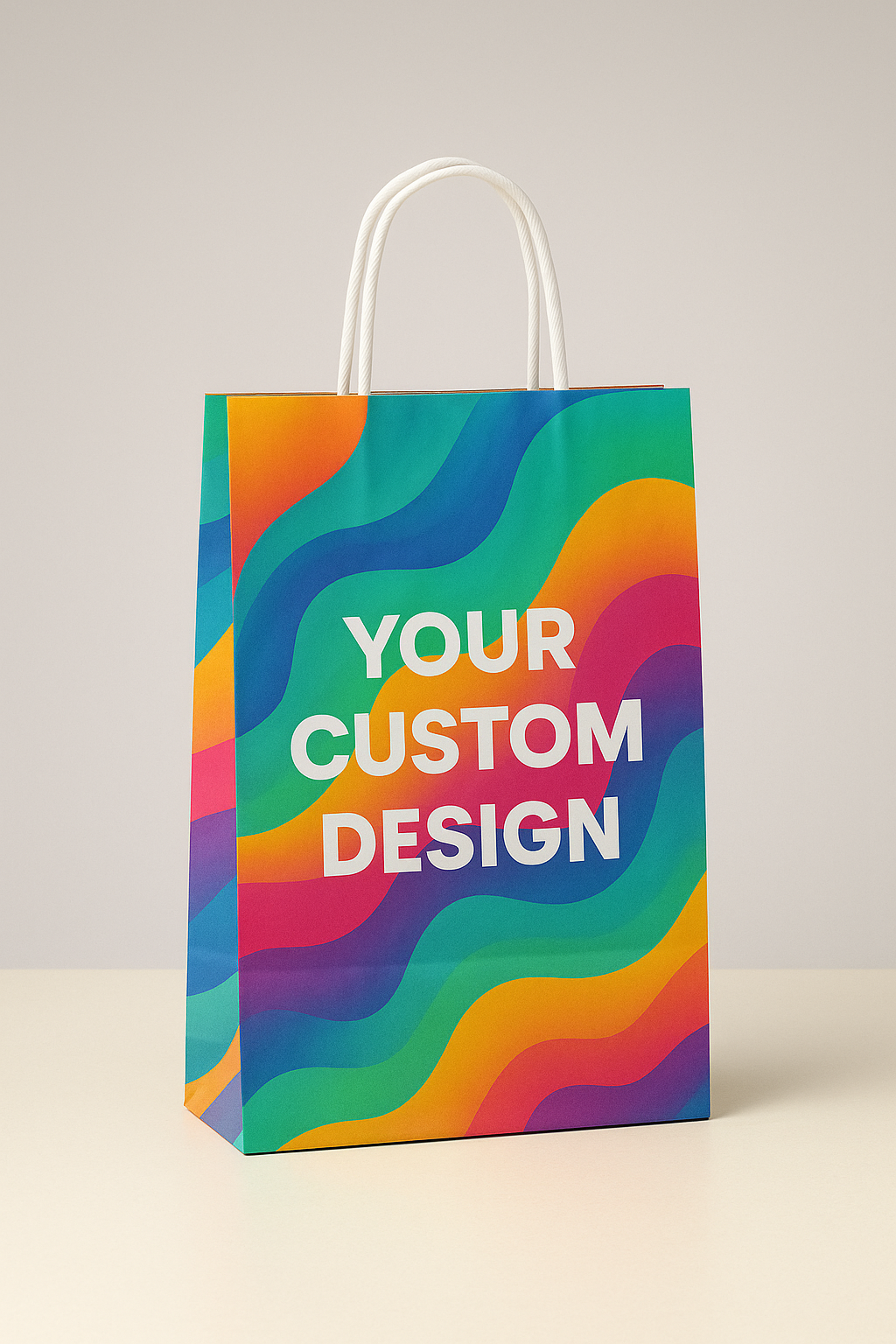 Custom Printed Paper Bags - Custom Design