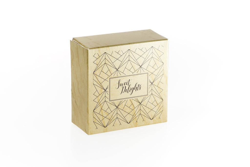 Printed Sweet Box - Gold