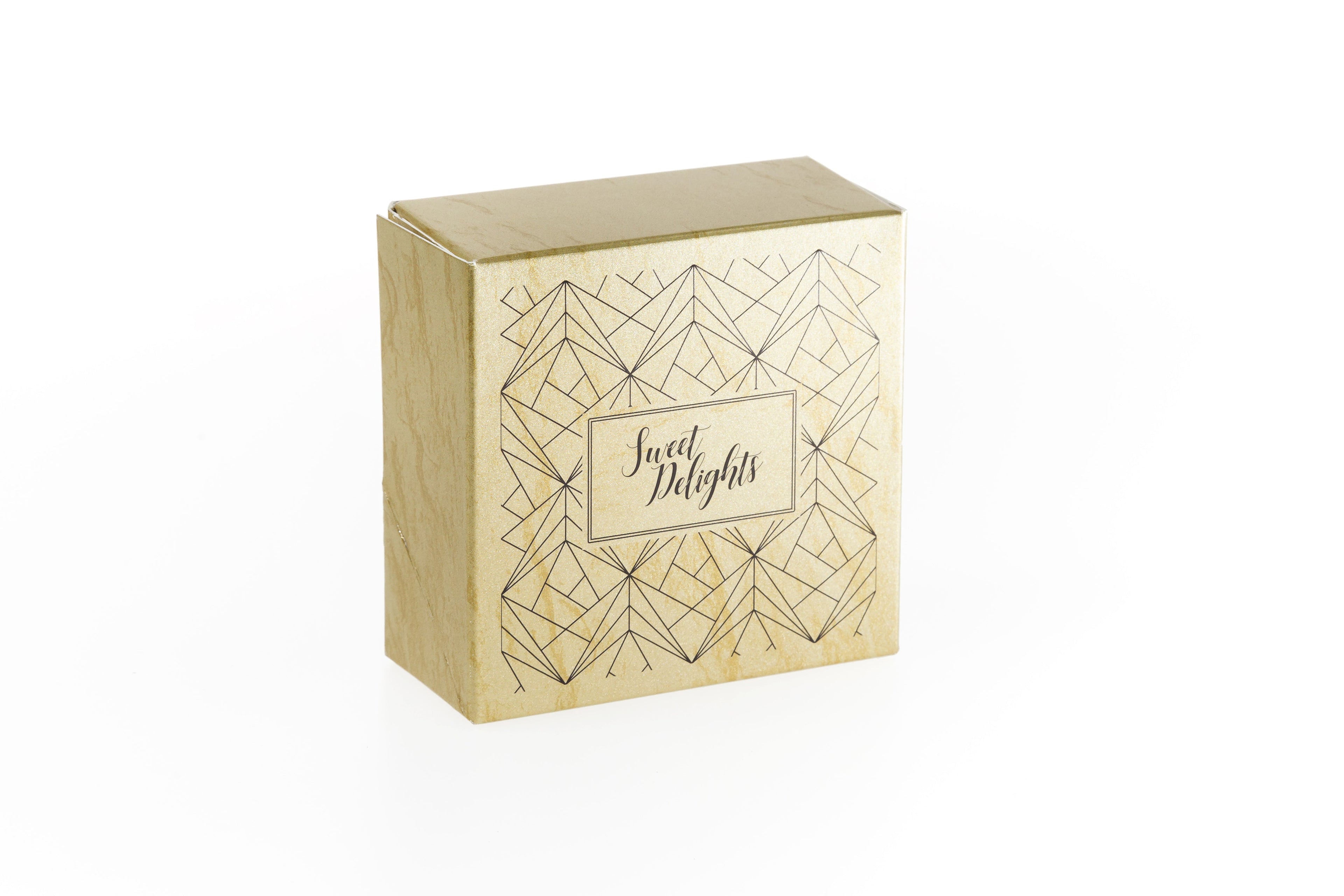 Printed Sweet Box - Gold