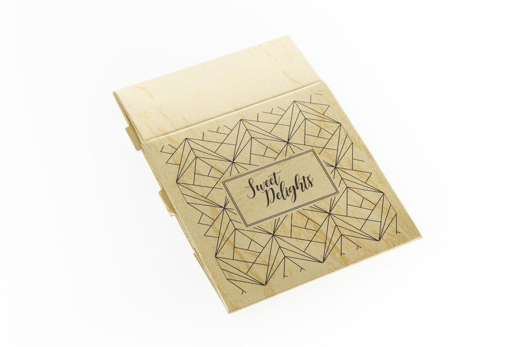 Printed Sweet Box - Gold
