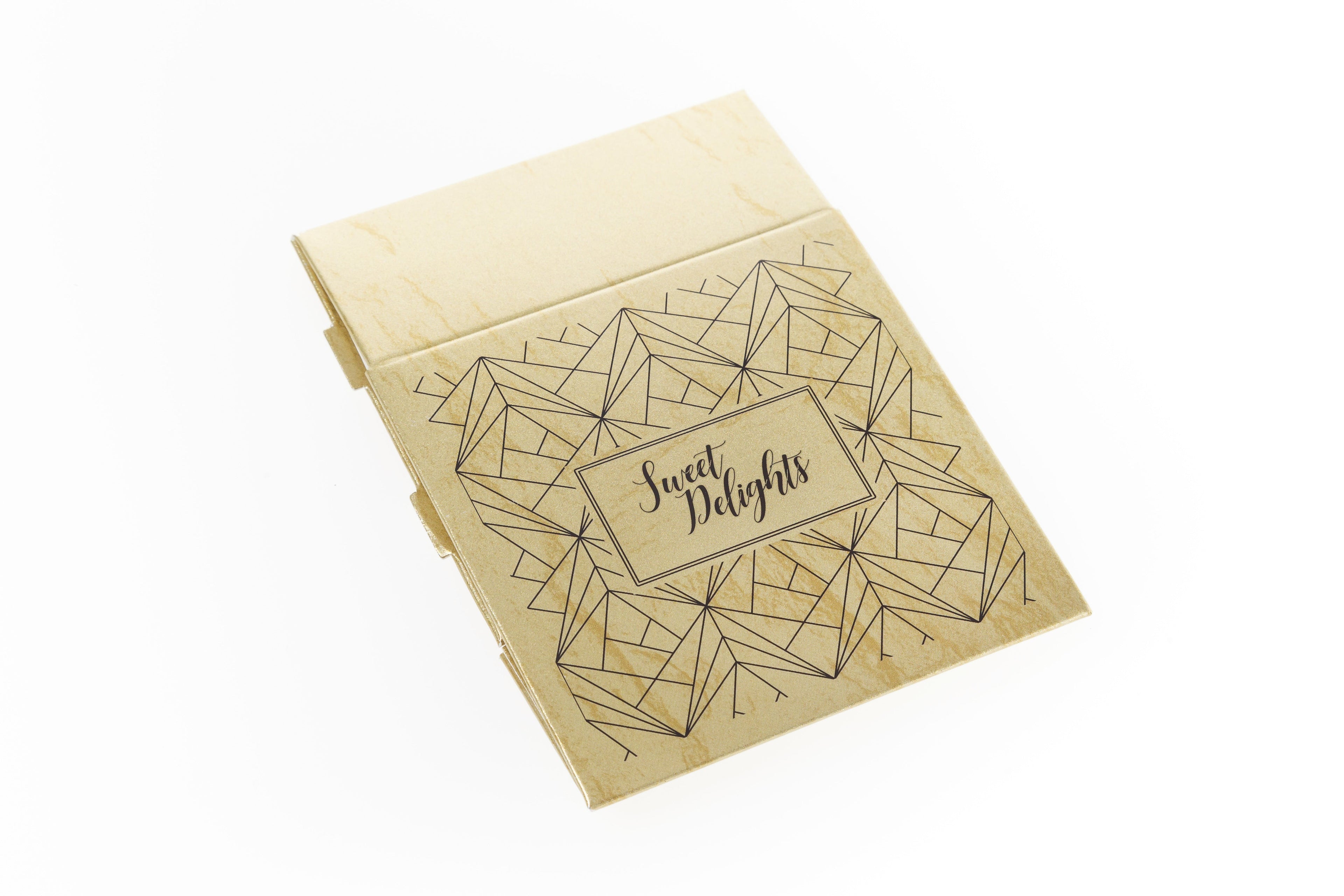 Printed Sweet Box - Gold