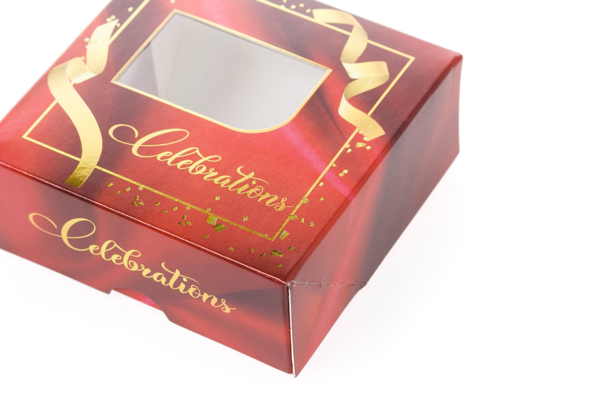 Printed Sweet Box - Red Celebration (Small Boxes)