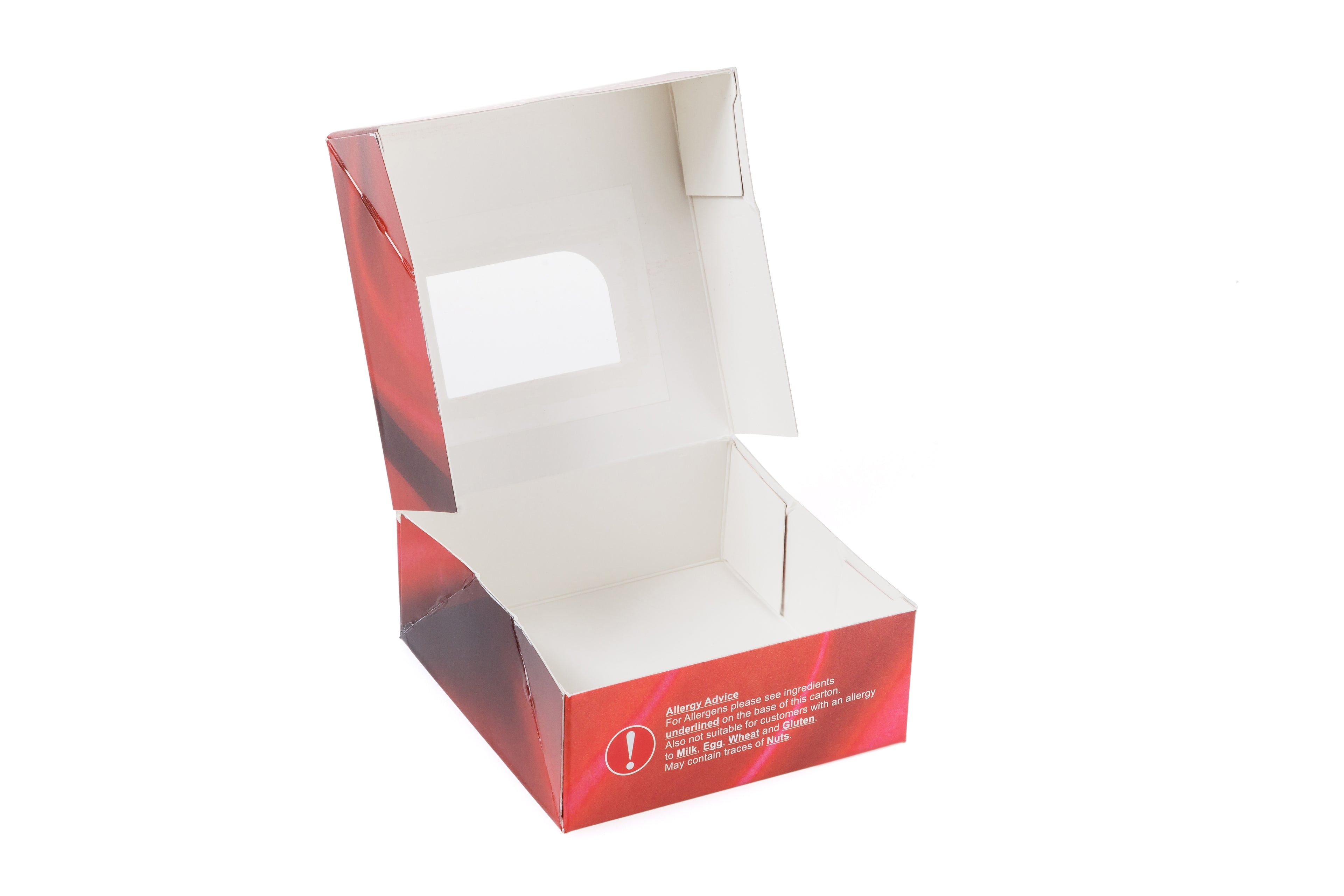 Printed Sweet Box - Red Celebration (Large Boxes)