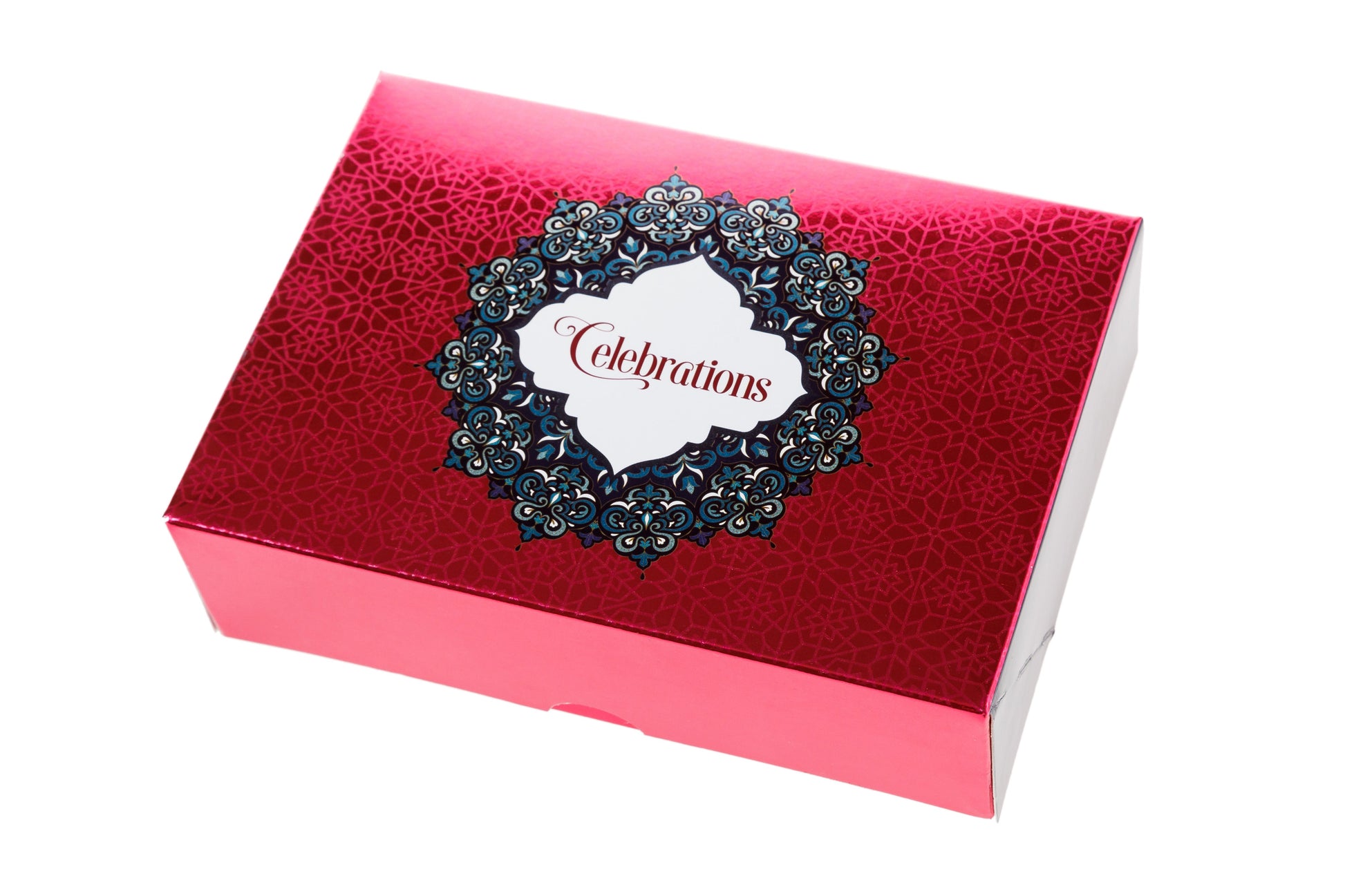 Printed Sweet Box - Deep Red