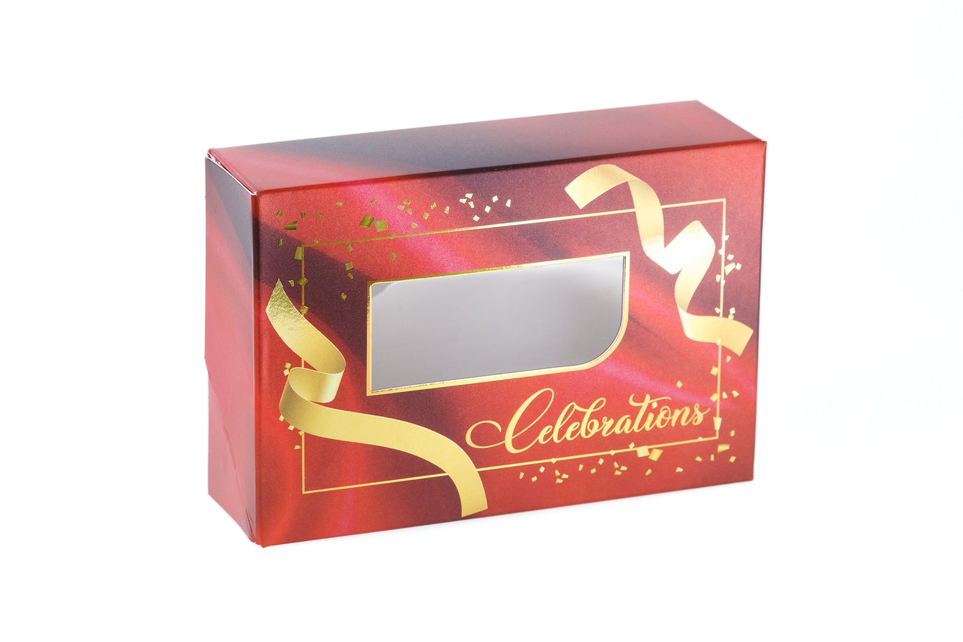 Printed Sweet Box - Red Celebration (Small Boxes)