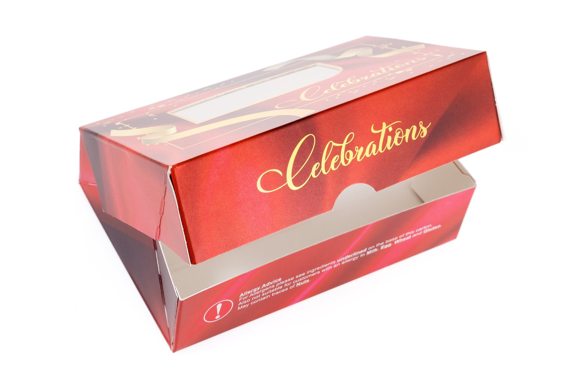 Printed Sweet Box - Red Celebration (Small Boxes)