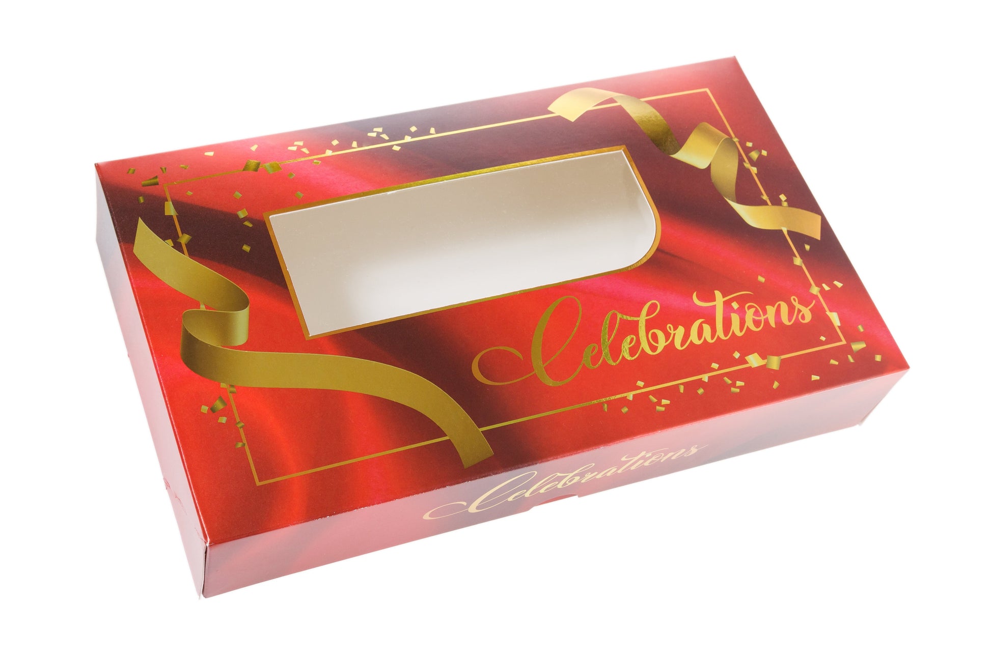 Printed Sweet Box - Red Celebration (Small Boxes)