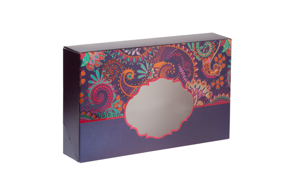 Printed Sweet Box - Purple Window