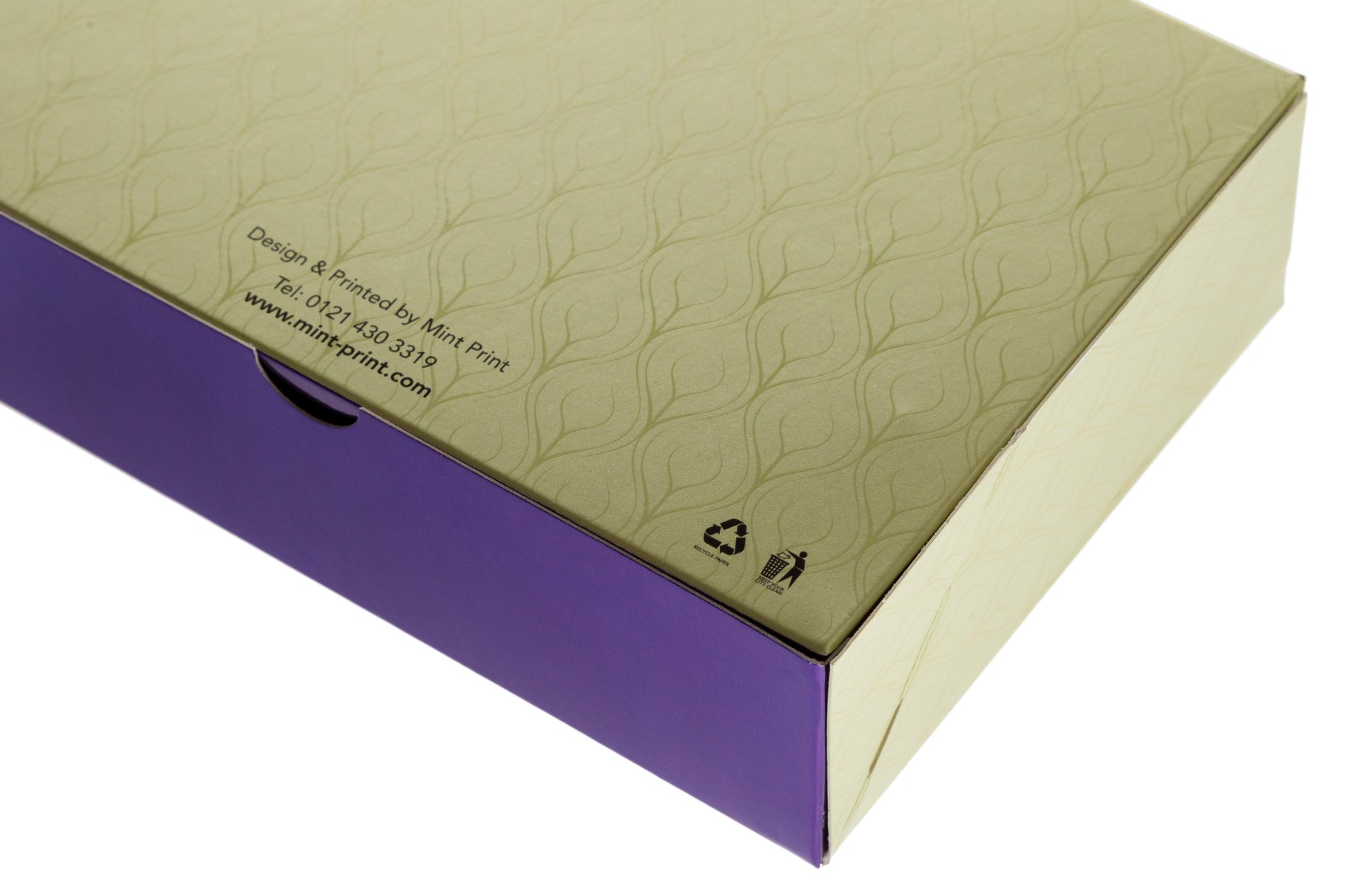 Printed Sweet Box - Cream