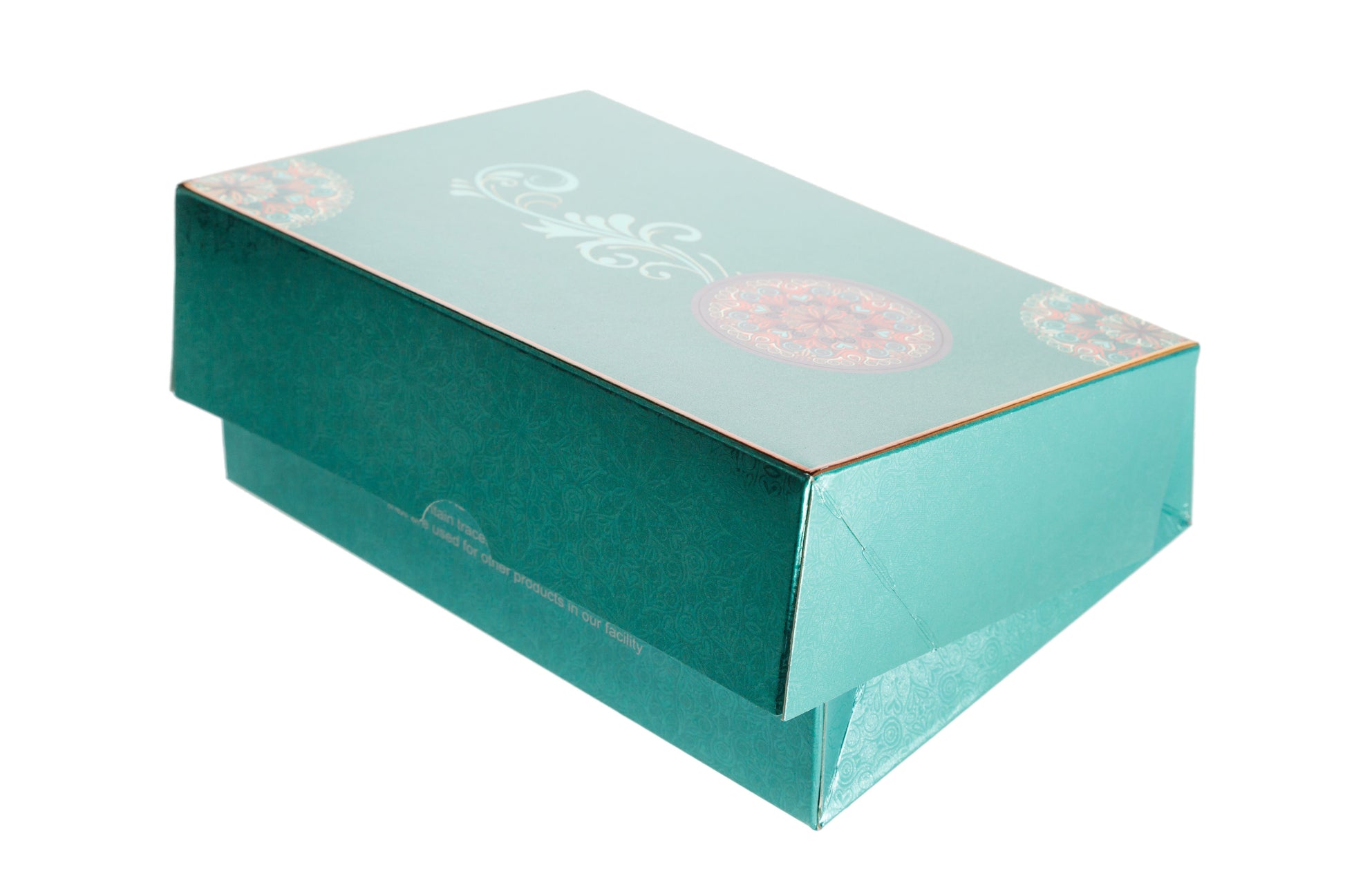 Printed Sweet Box - Green Flower