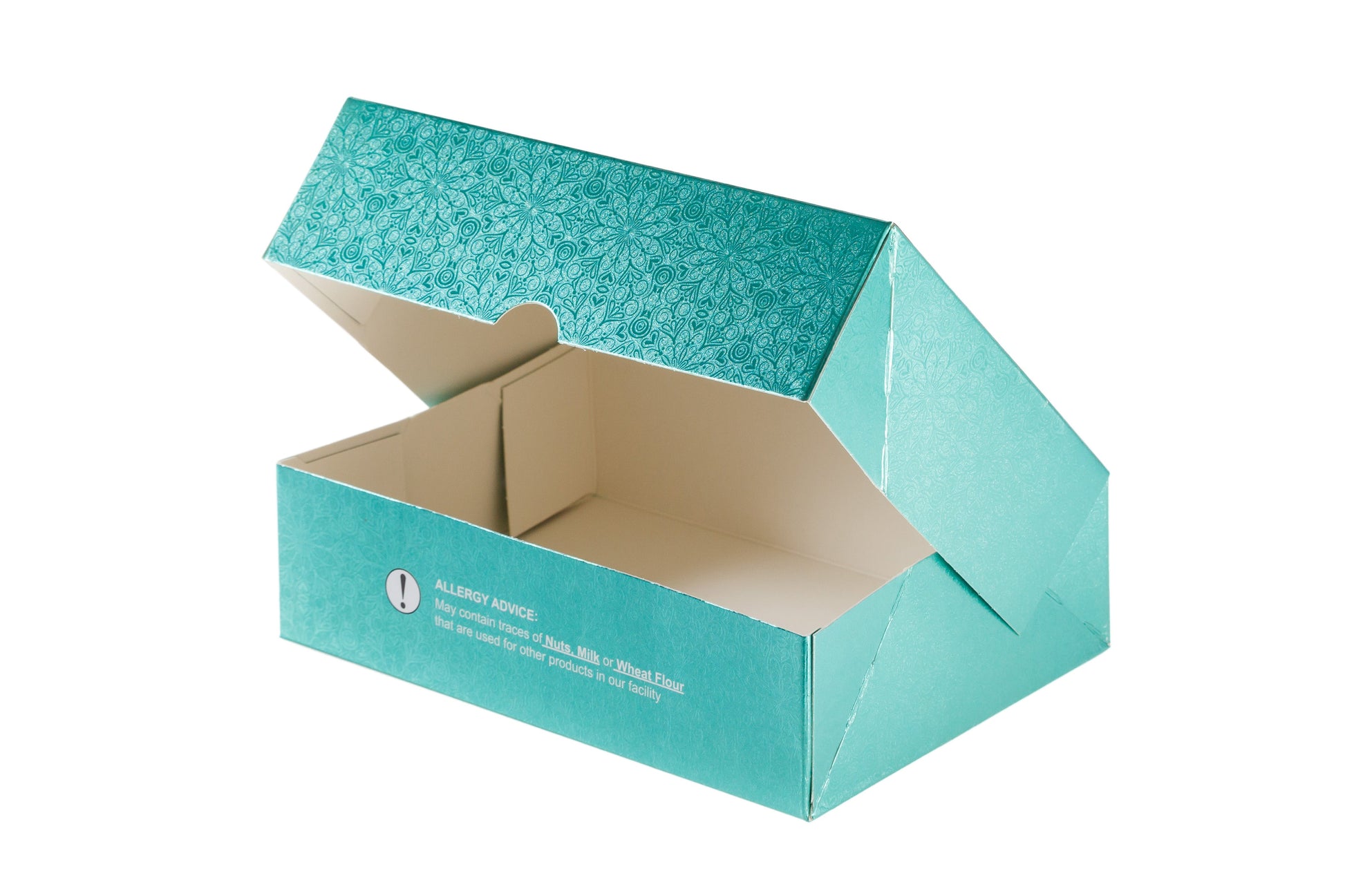 Printed Sweet Box - Green Flower