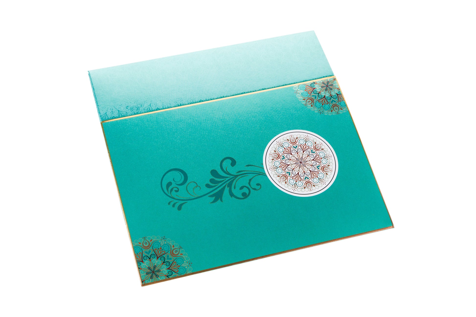 Printed Sweet Box - Green Flower