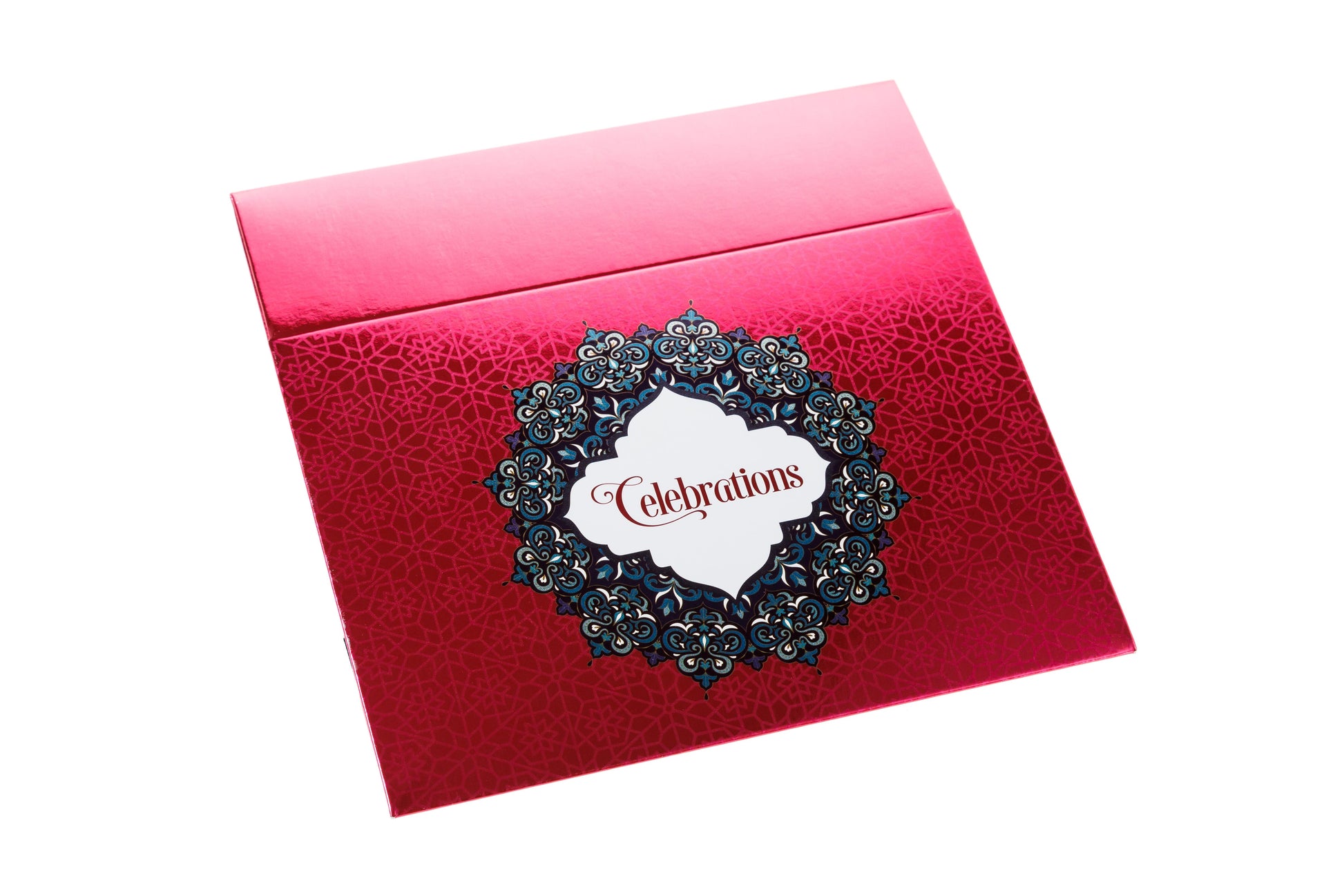 Printed Sweet Box - Deep Red