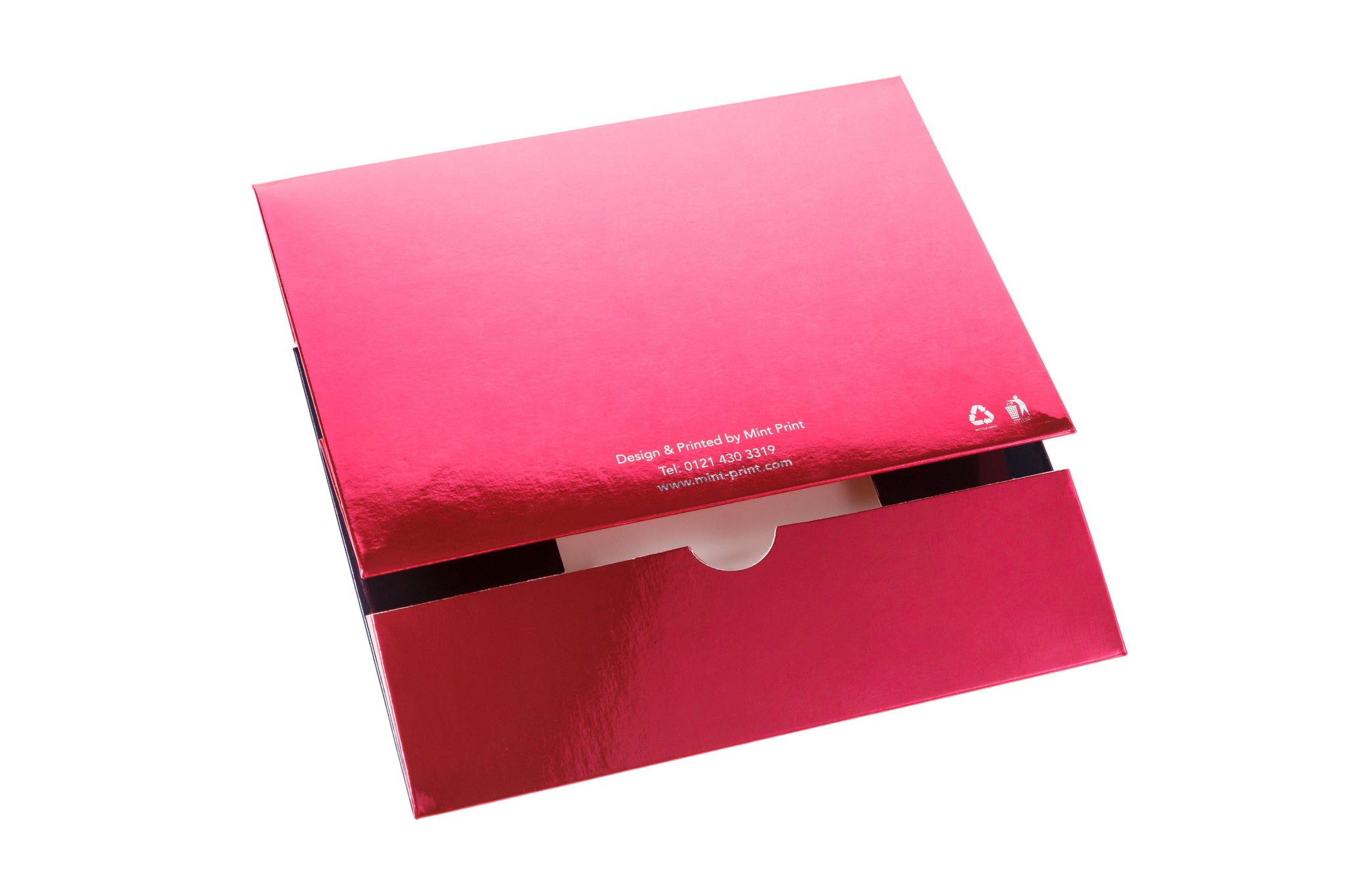 Printed Sweet Box - Deep Red