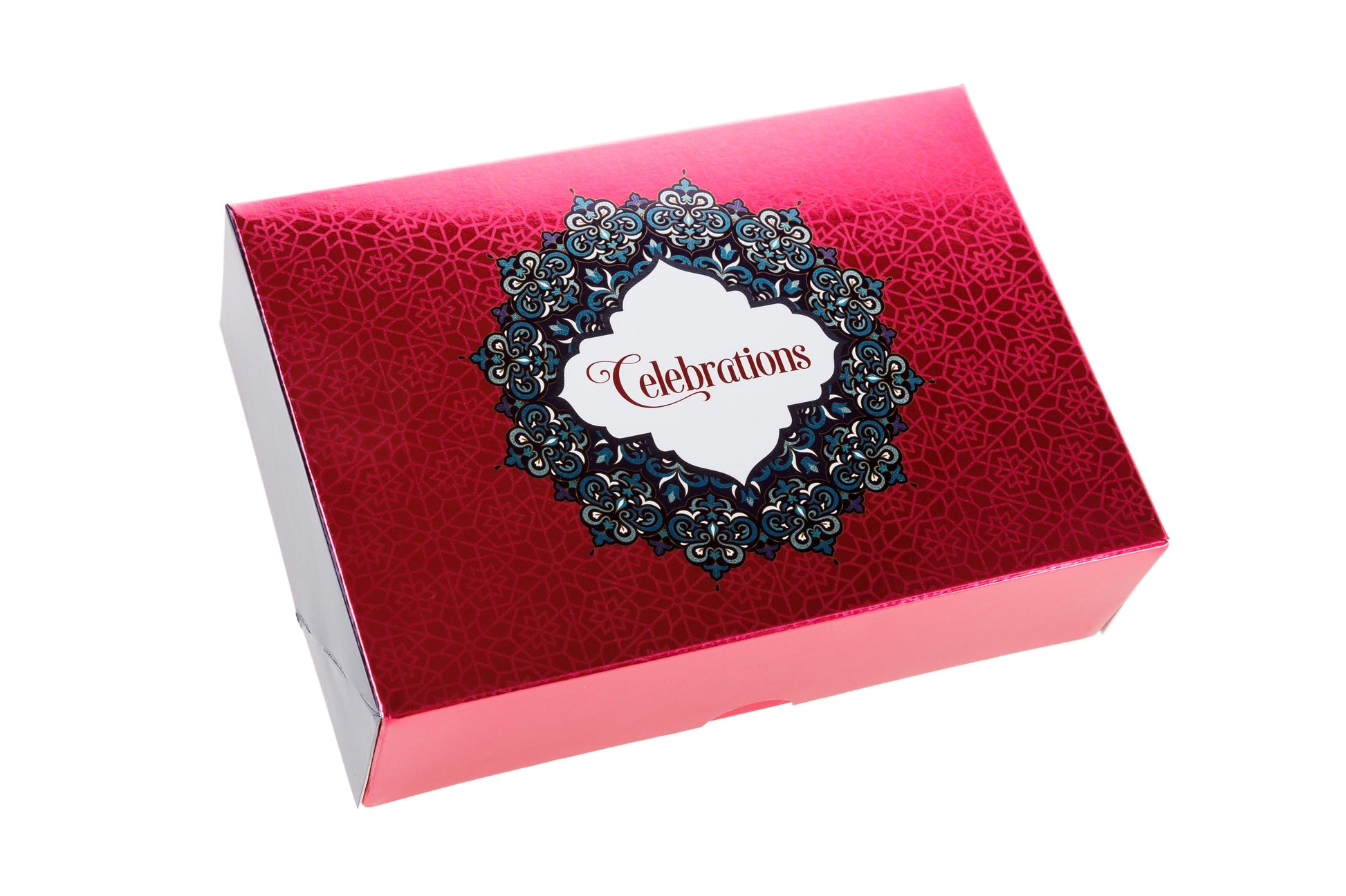 Printed Sweet Box - Deep Red