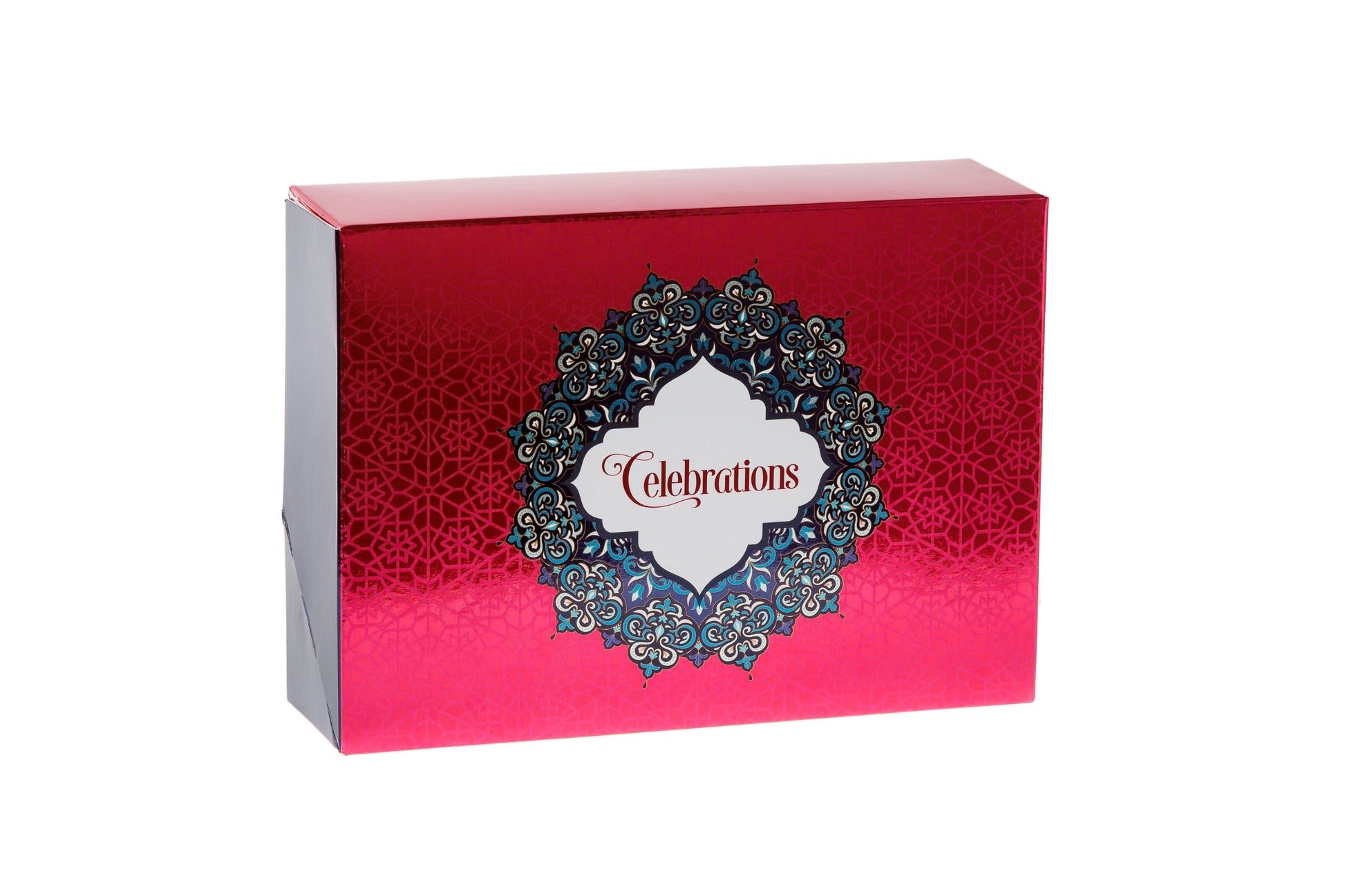 Printed Sweet Box - Deep Red