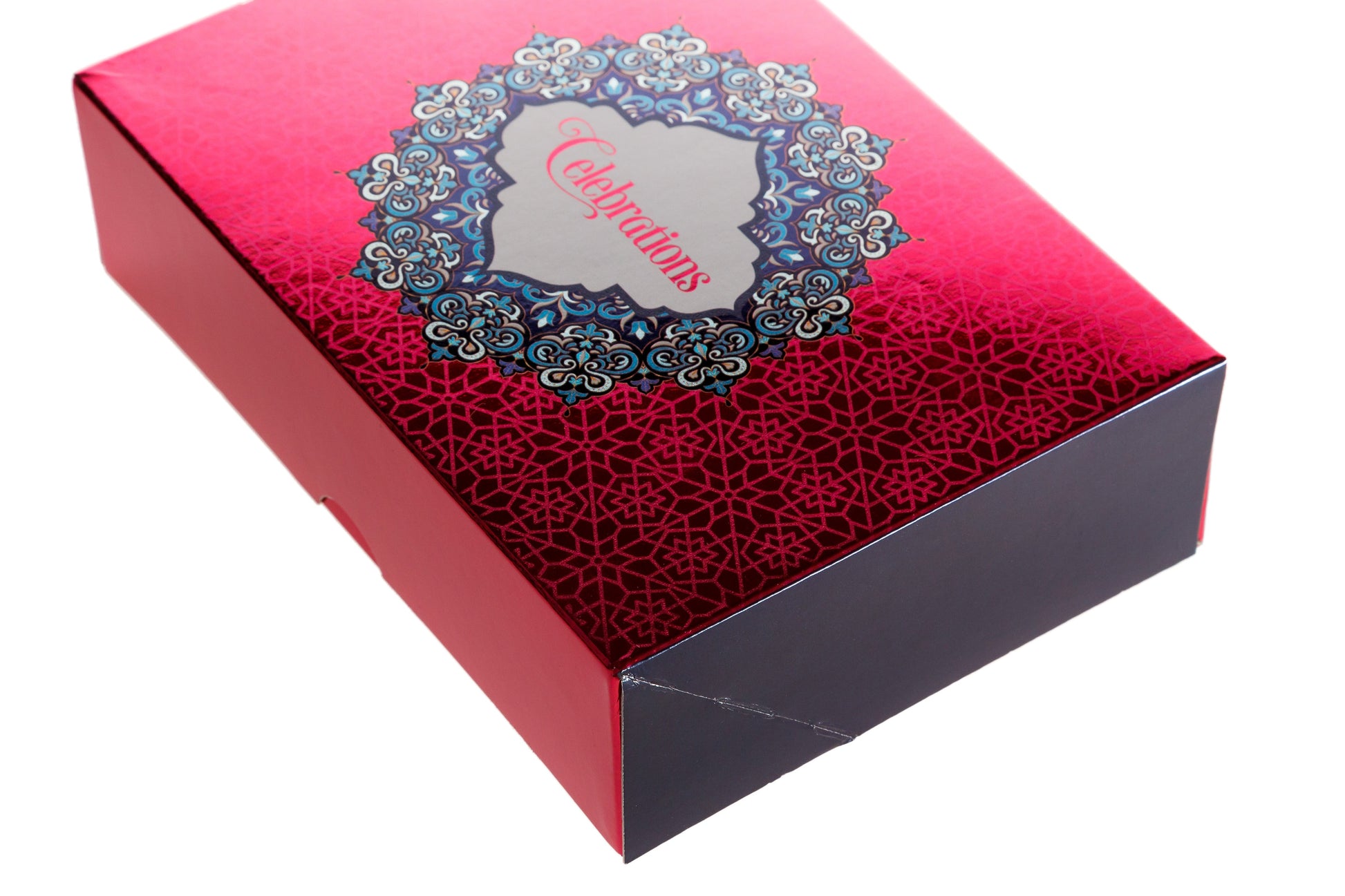 Printed Sweet Box - Deep Red