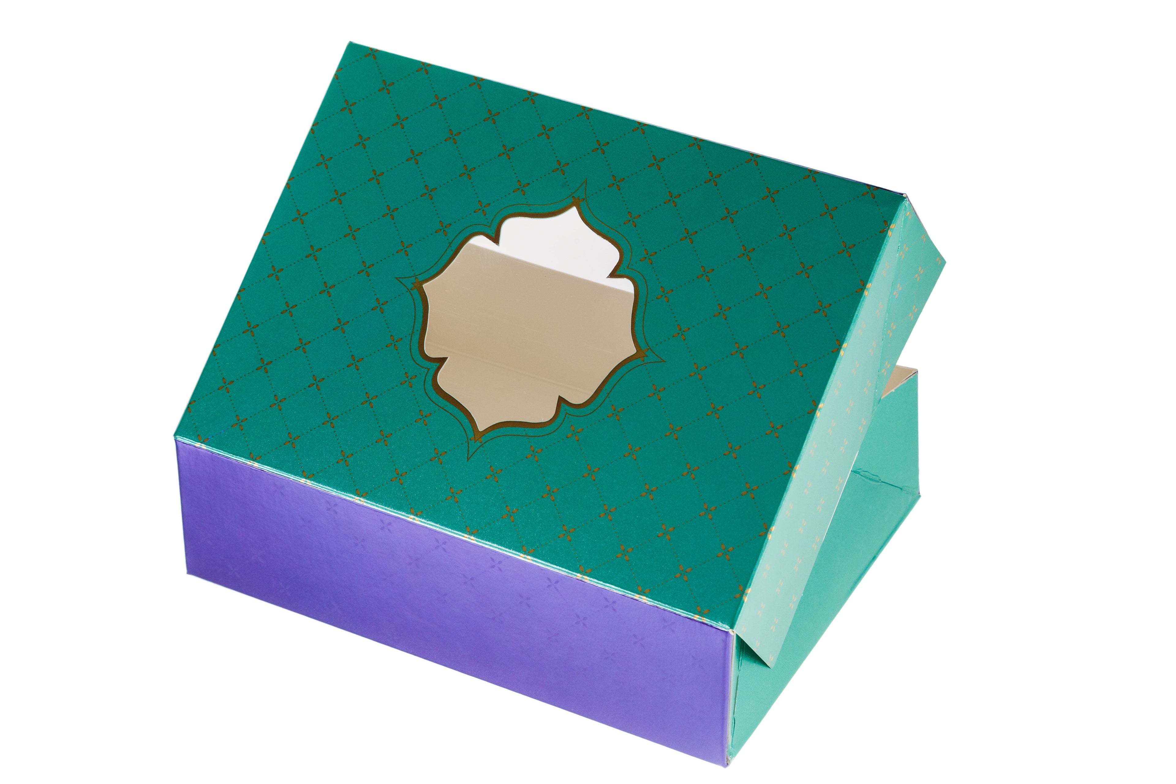 Printed Sweet Box - Green