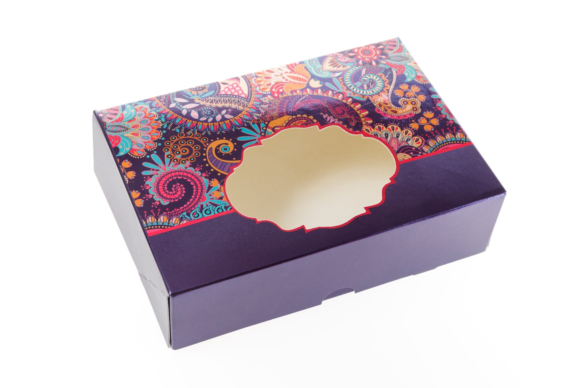 Printed Sweet Box - Purple Window