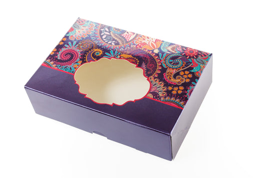 Printed Sweet Box - Purple Window