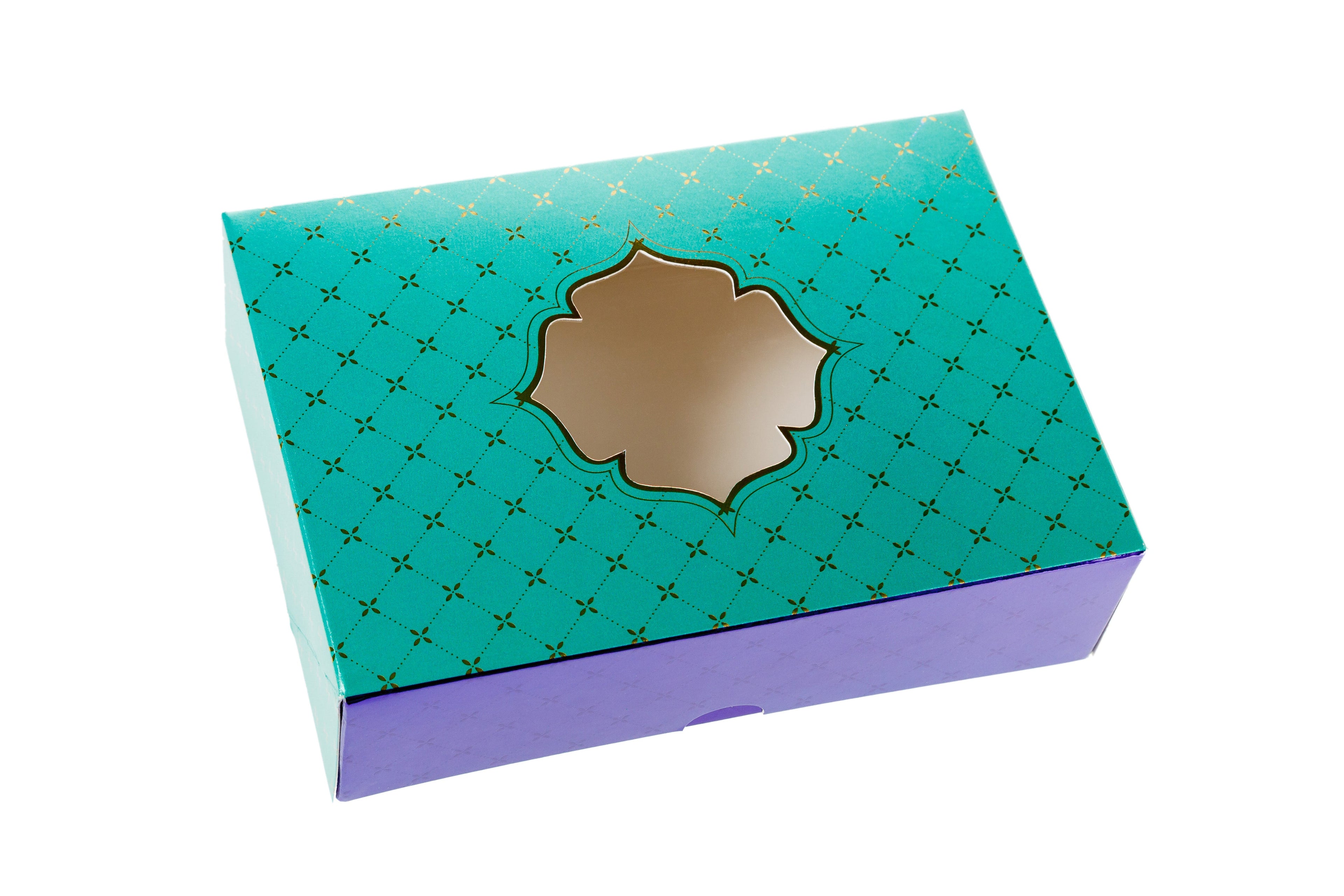 Printed Sweet Box - Green