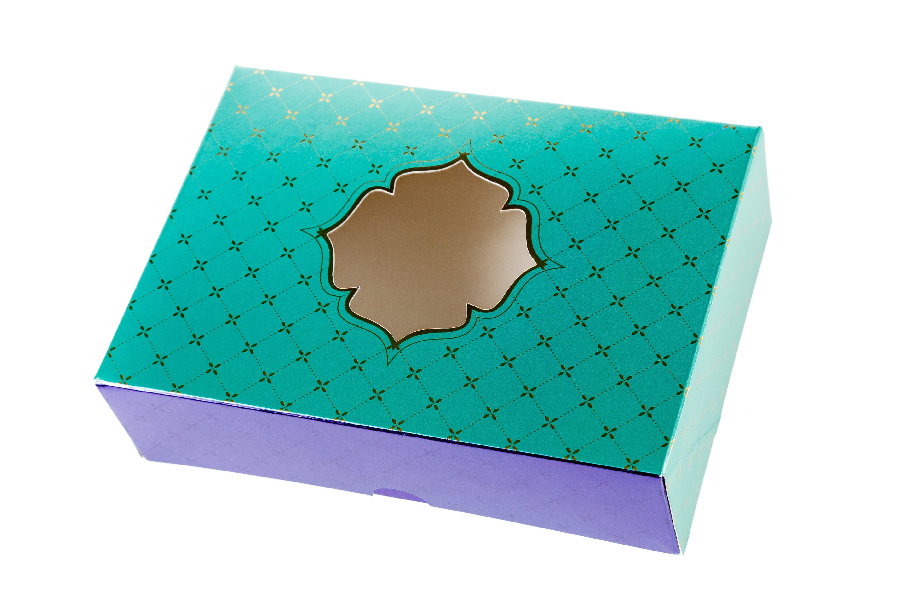 Printed Sweet Box - Green
