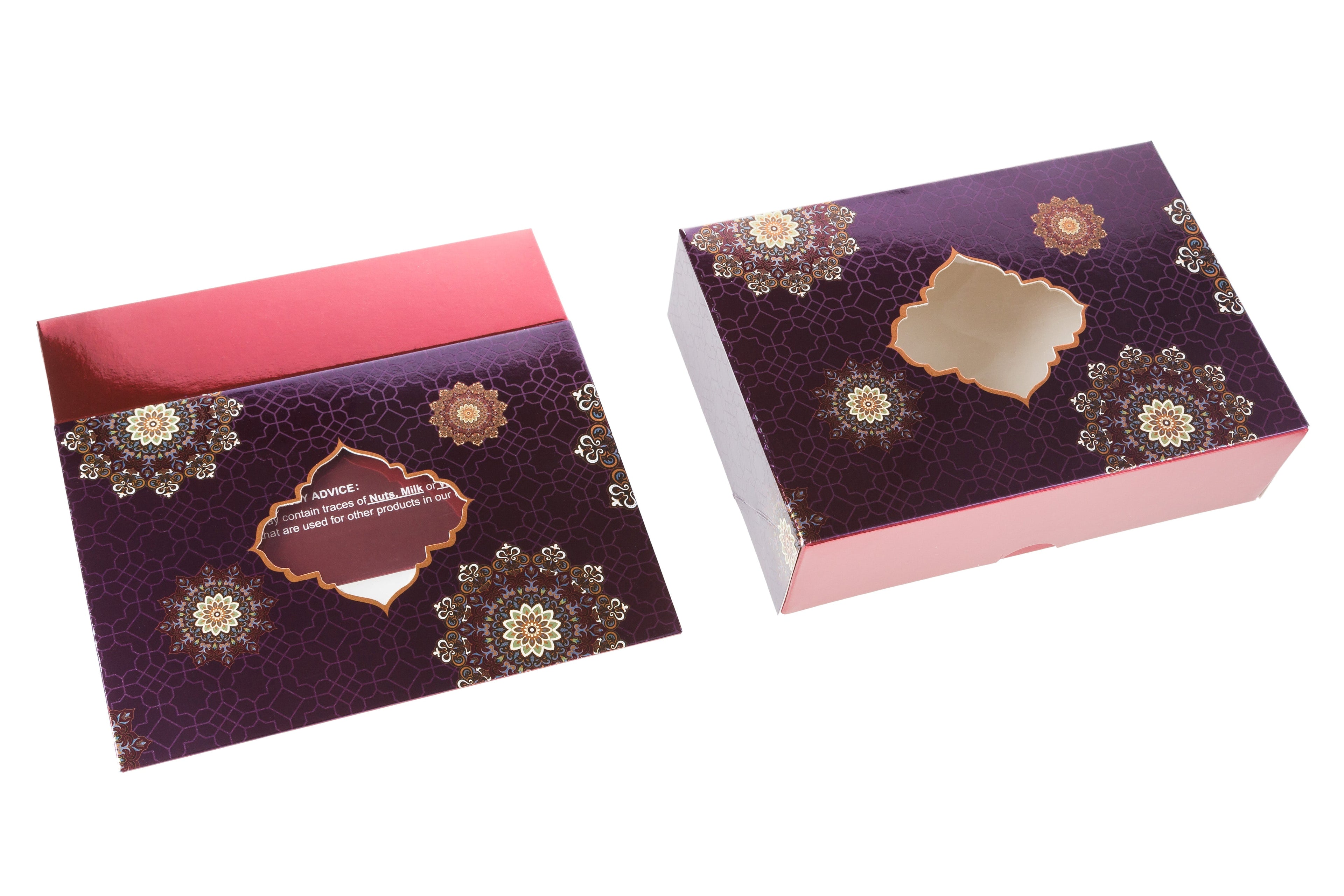 Printed Sweet Box - Purple Flower