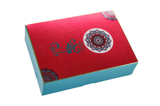 Printed Sweet Box - Red Flower - Wholesale