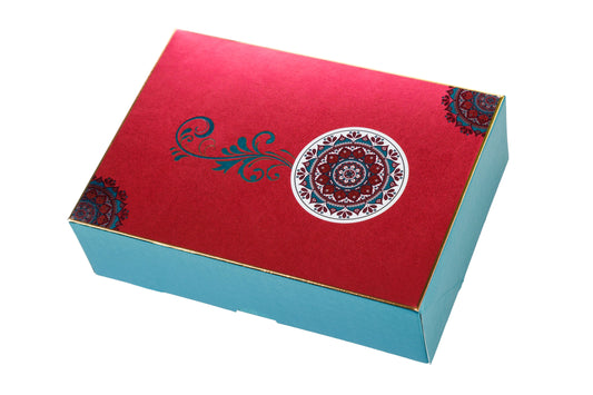 Printed Sweet Box - Red Flower