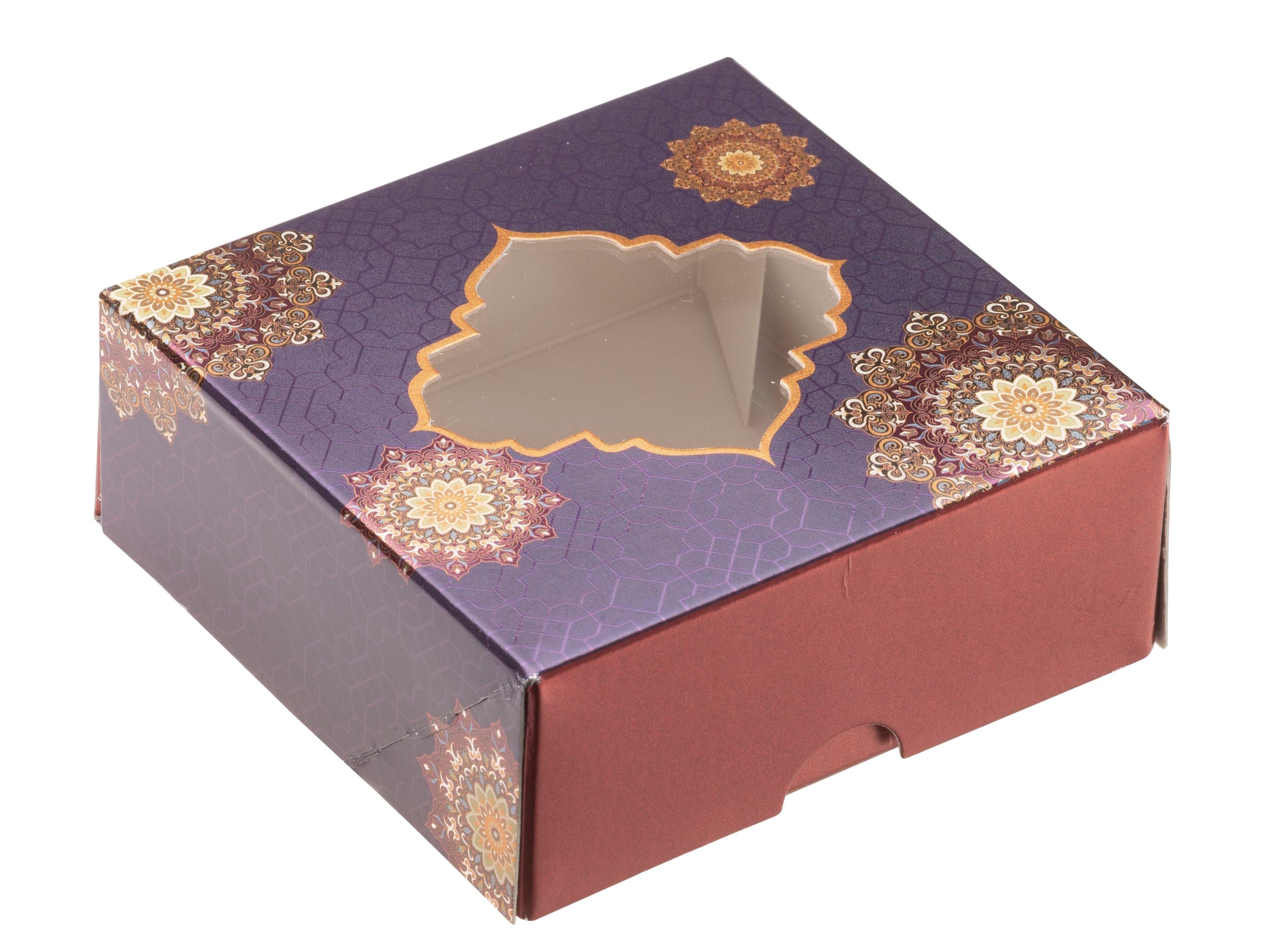 Printed Sweet Box - Purple Flower