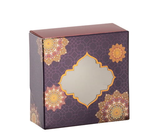 Printed Sweet Box - Purple Flower