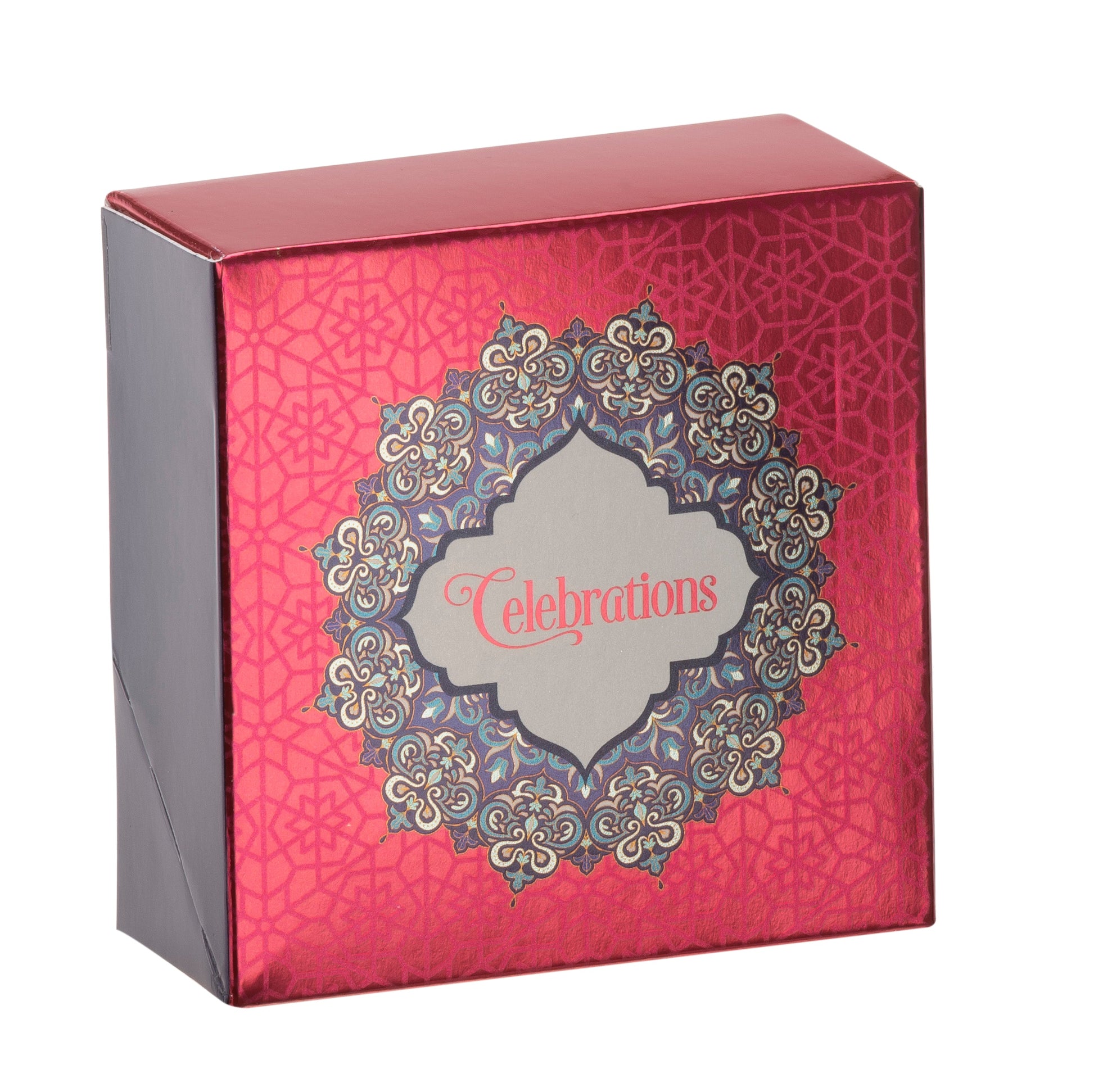 Printed Sweet Box - Deep Red