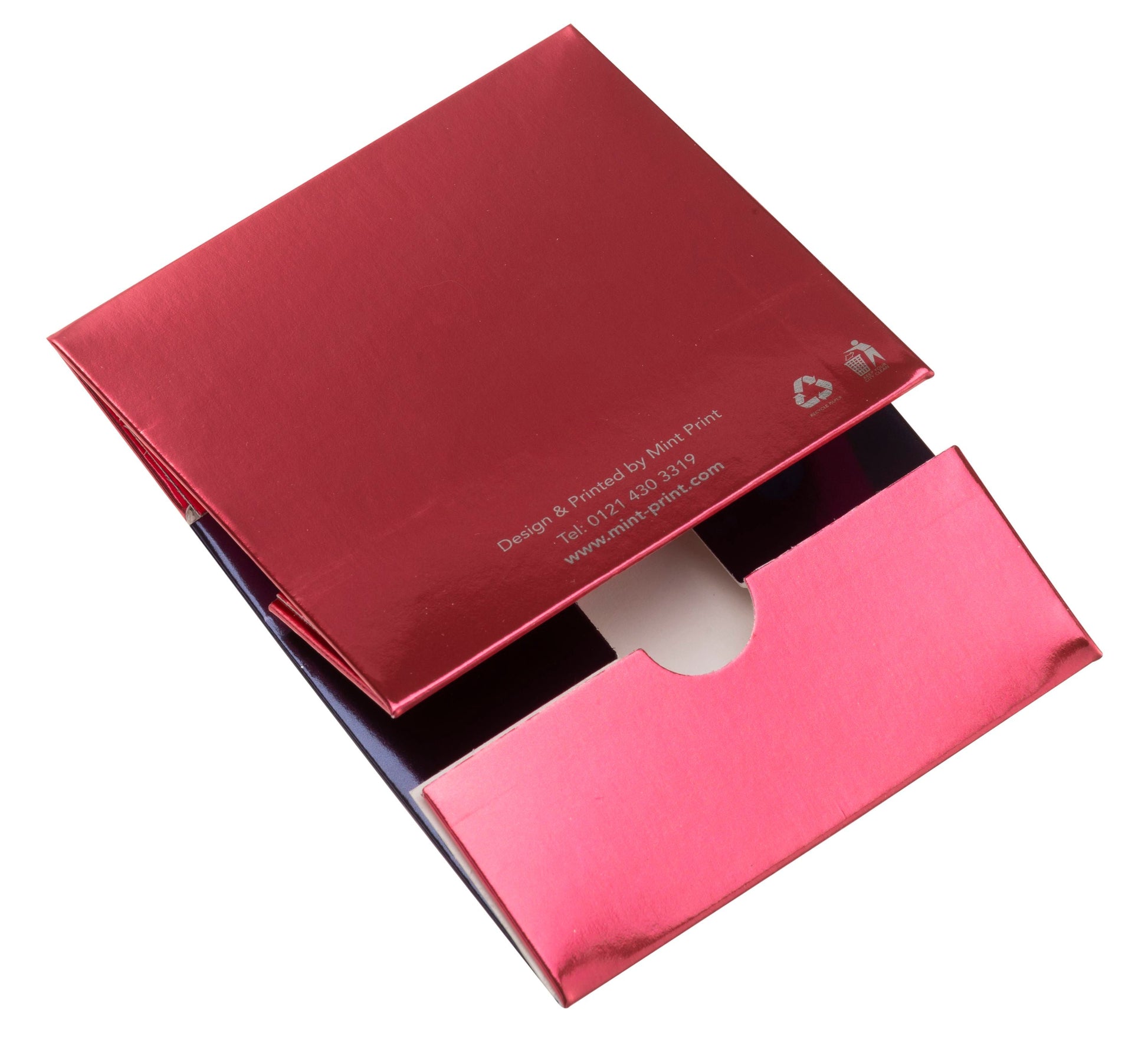 Printed Sweet Box - Deep Red