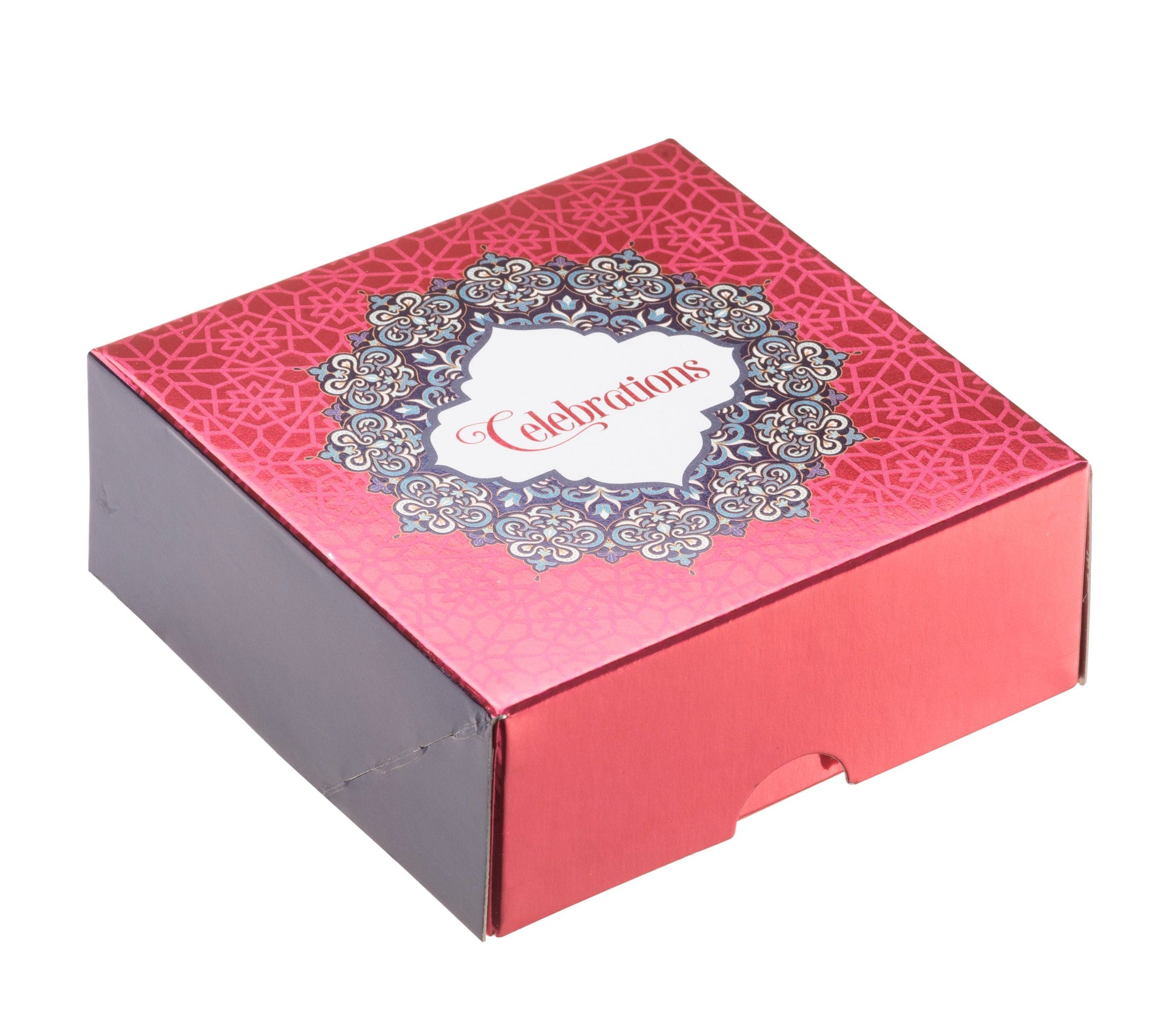 Printed Sweet Box - Deep Red