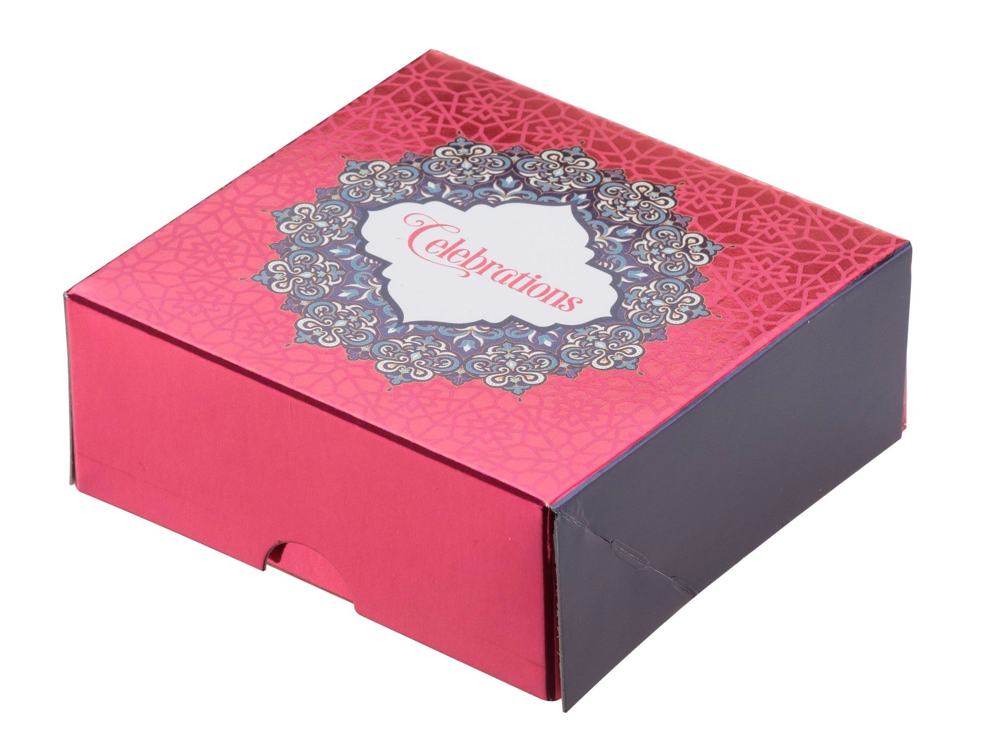 Printed Sweet Box - Deep Red