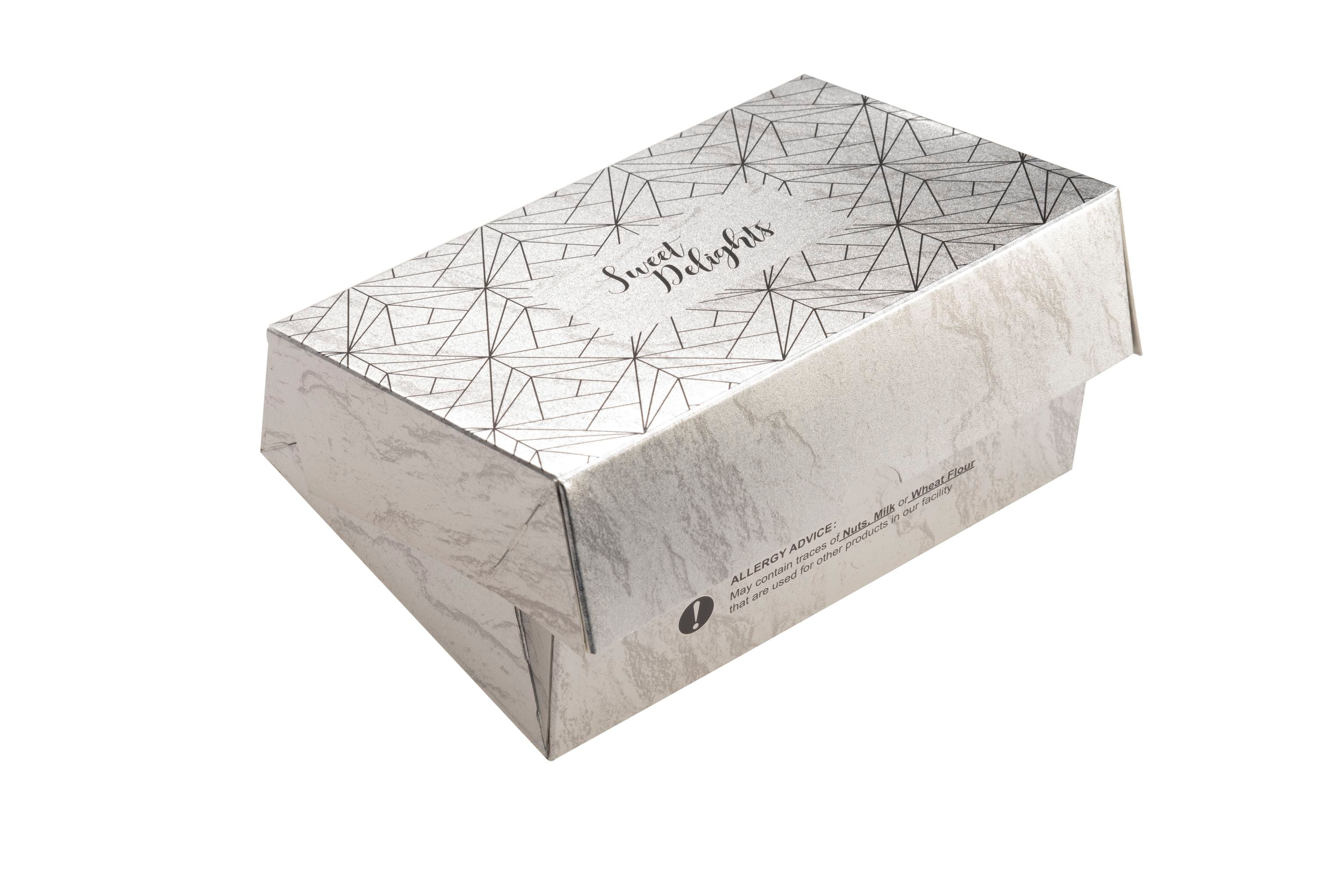 Printed Sweet Box - Silver