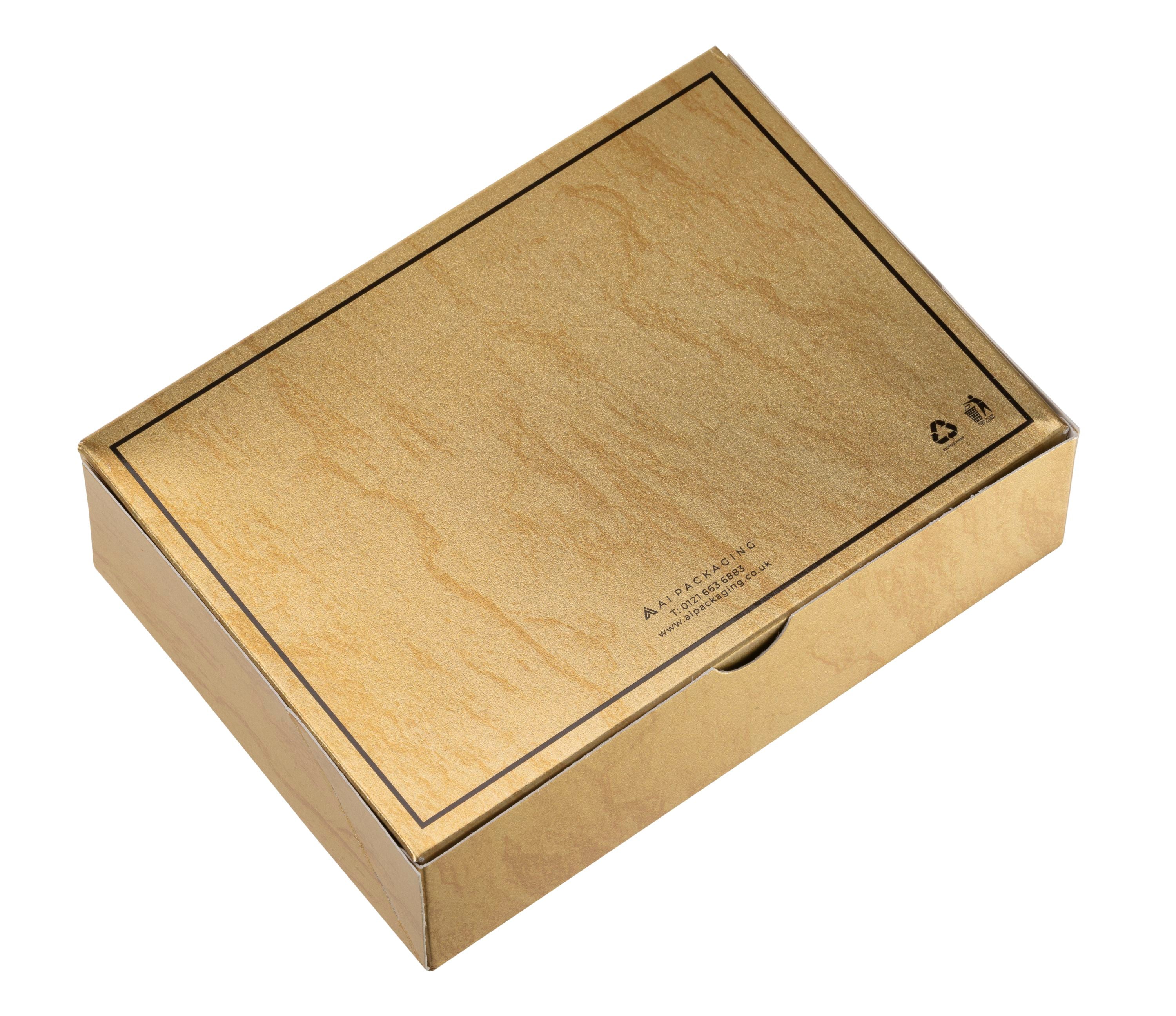 Printed Sweet Box - Gold