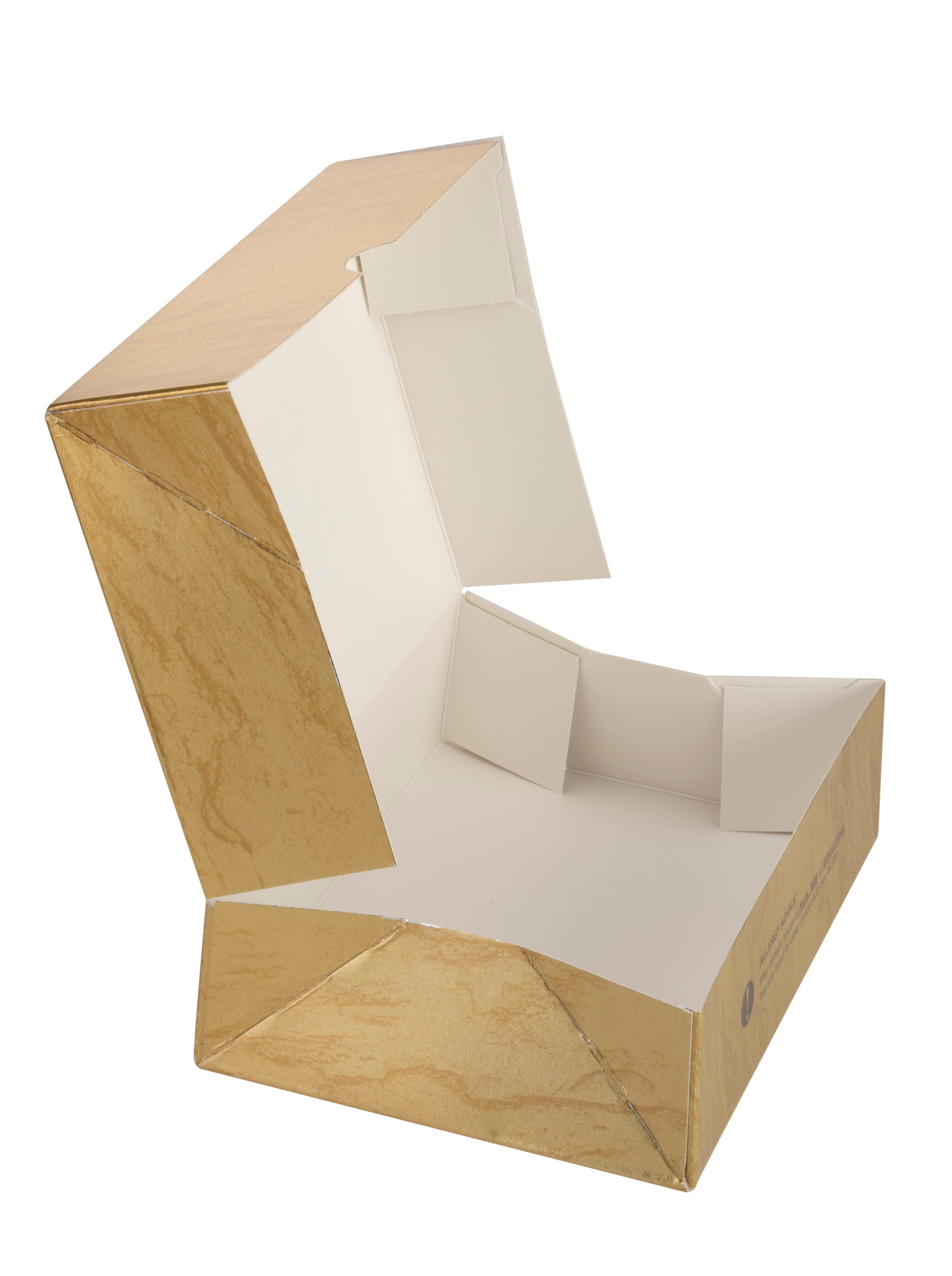Printed Sweet Box - Gold